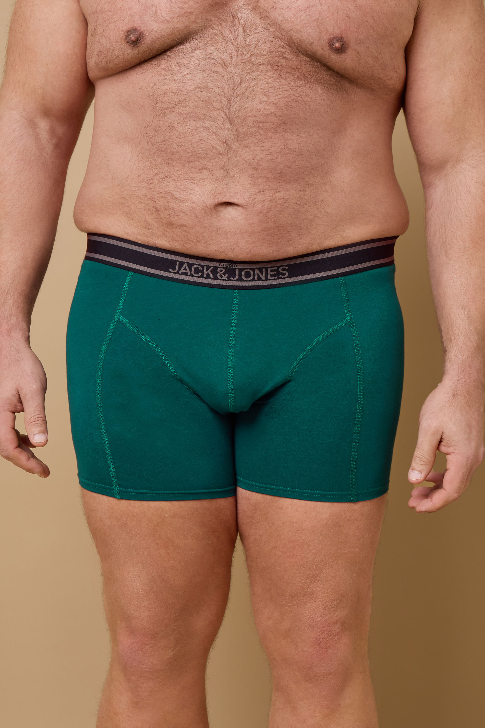 JACK & JONES Big & Tall 5 PACK Blue & Black Boxers | BadRhino 3