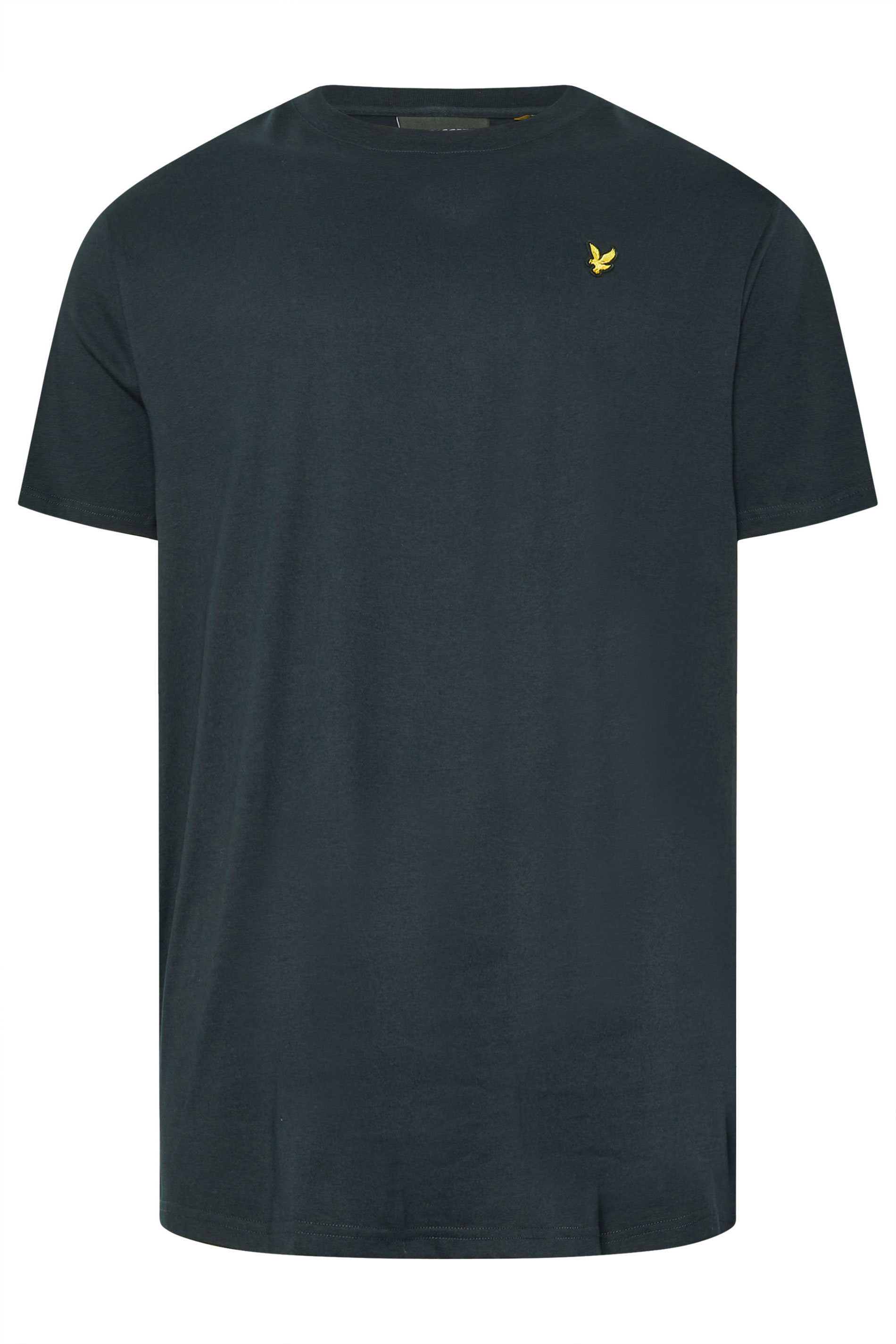 LYLE & SCOTT Big & Tall Navy Blue Tartan Heritage Graphic T-Shirt | BadRhino 4