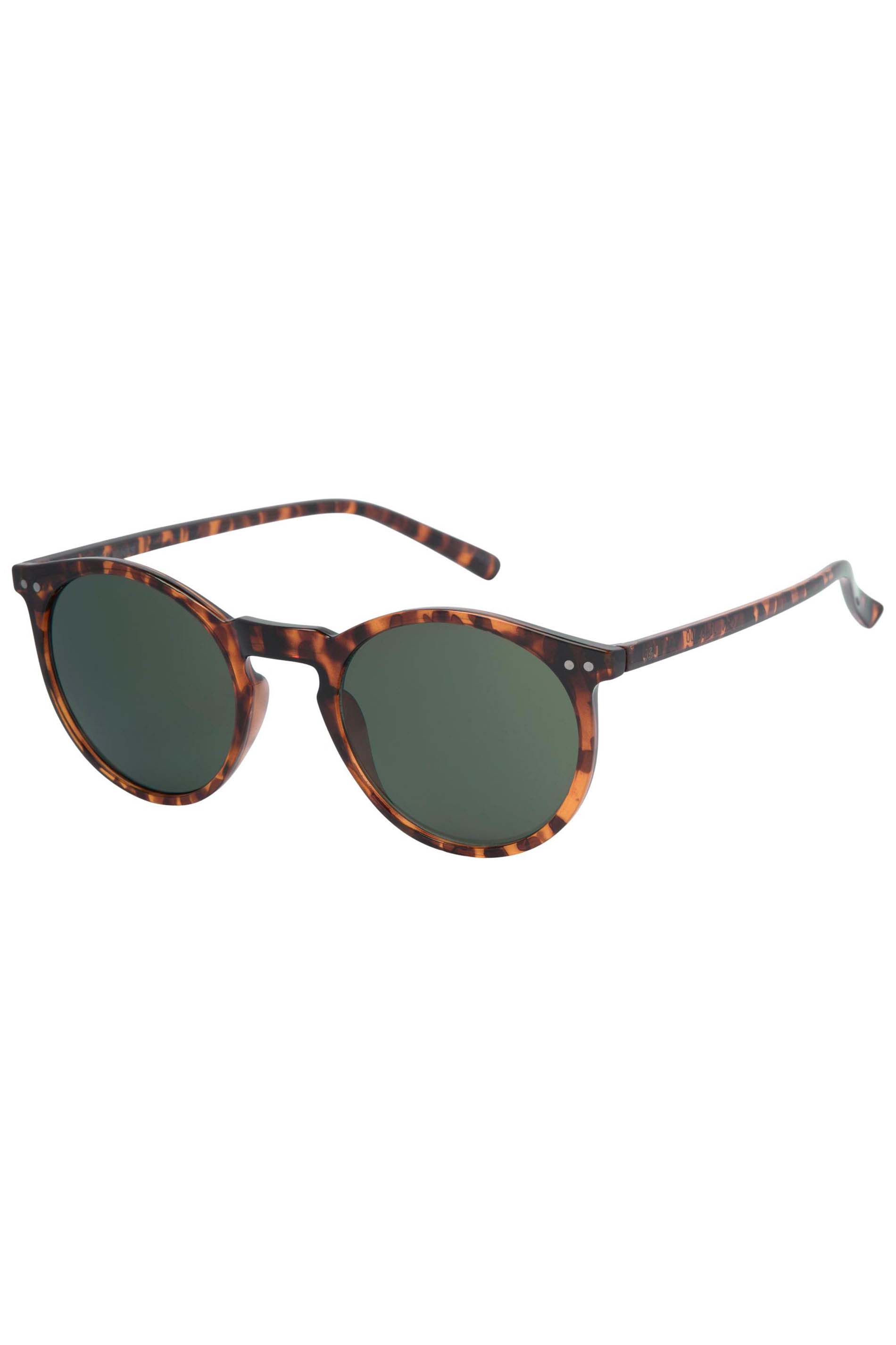 JACK & JONES Brown Tortoise Shell Round Sunglasses | BadRhino 1