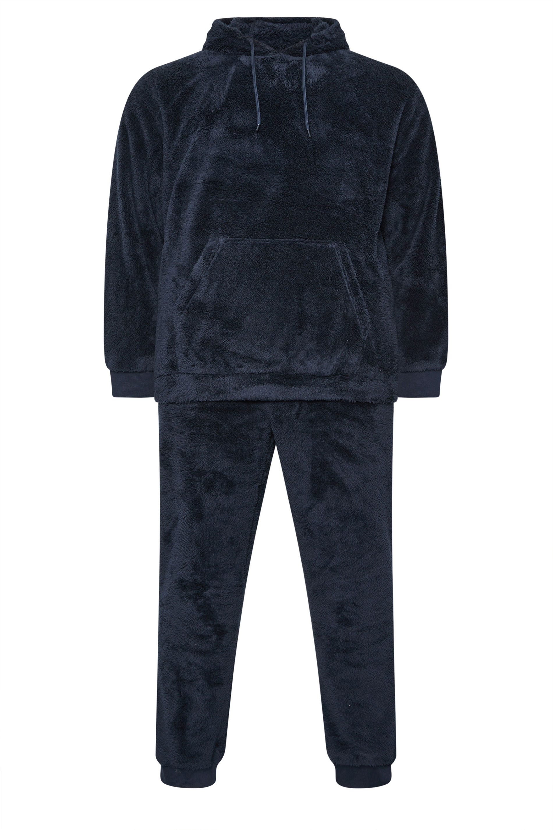 BadRhino Big & Tall Navy Blue Super soft Fleece Lounge Set | BadRhino 6