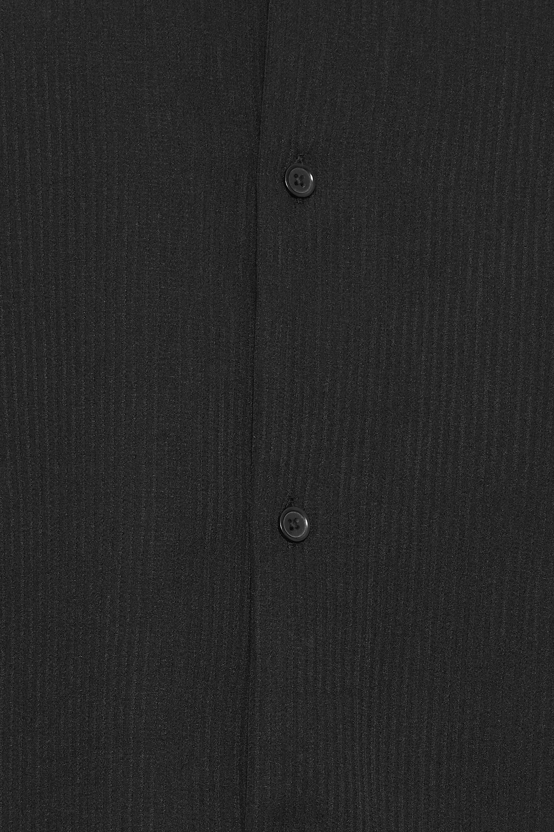 JACK & JONES Big & Tall Black Revere Shirt & Short Set | BadRhino 5