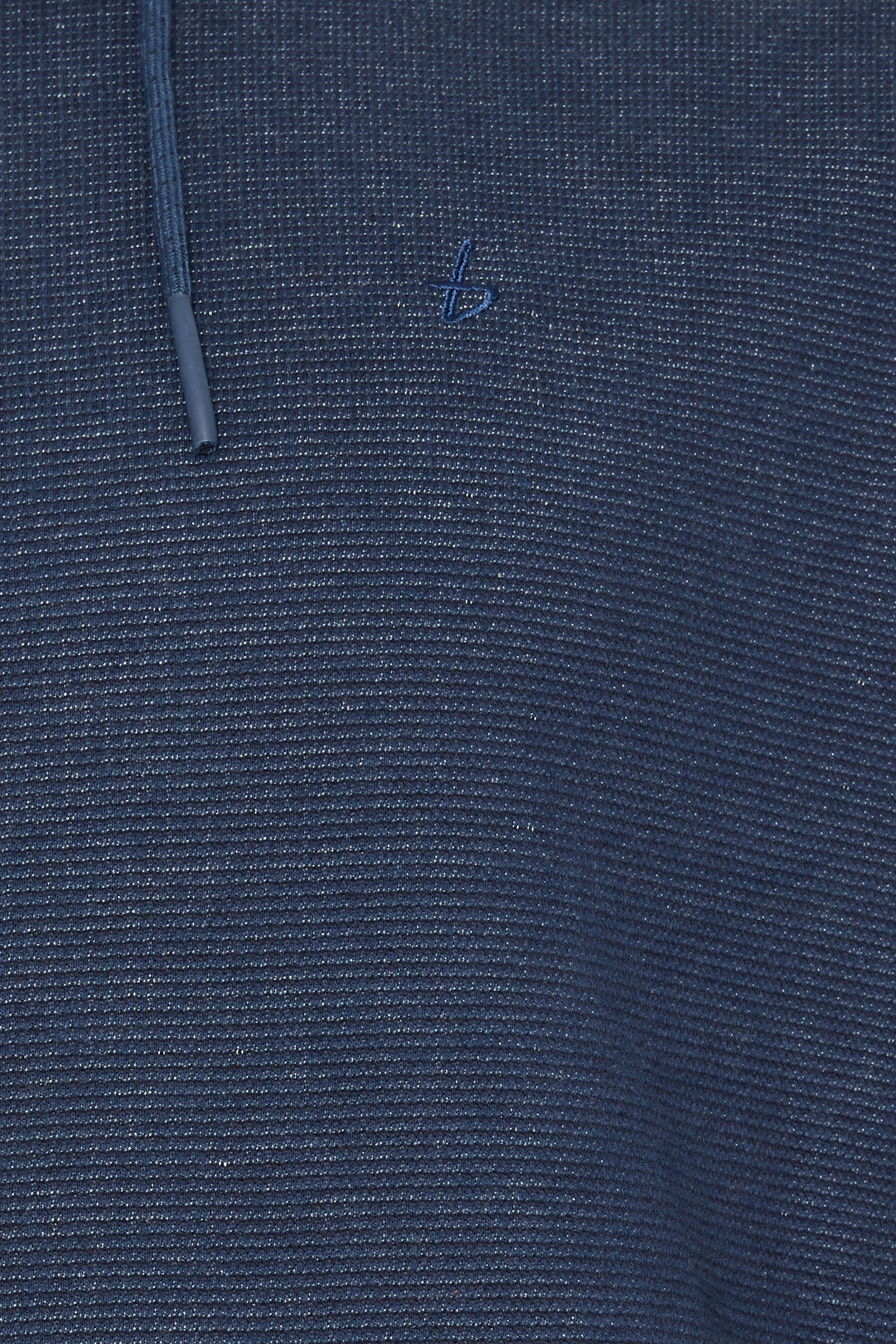 BLEND Big & Tall Navy Ribbed Hoodie | BadRhino 2