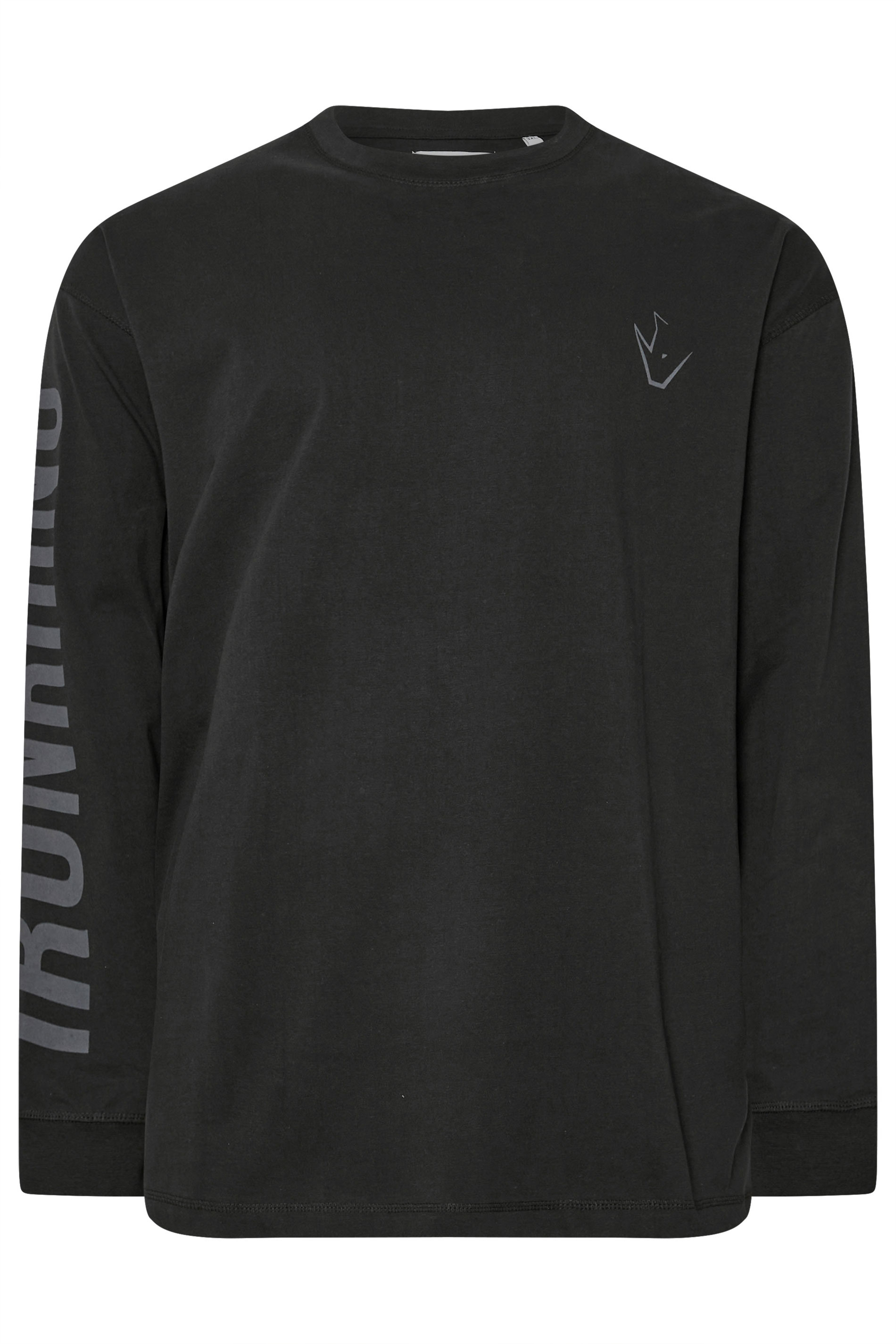IronRhino Big & Tall Black Long Sleeve T-Shirt | BadRhino 7