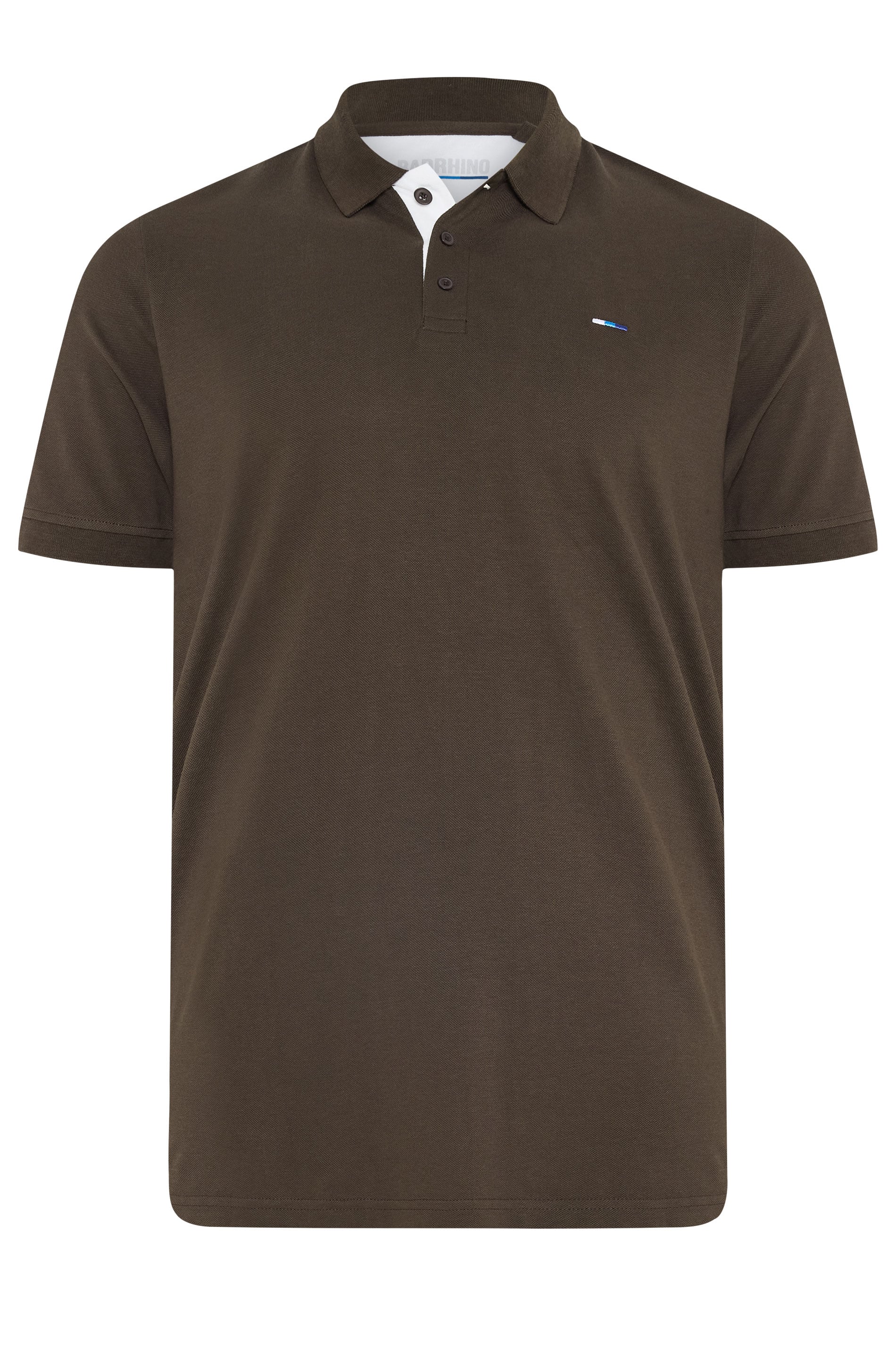 BadRhino Big & Tall Brown Short Sleeve Polo Shirt | BadRhino 5