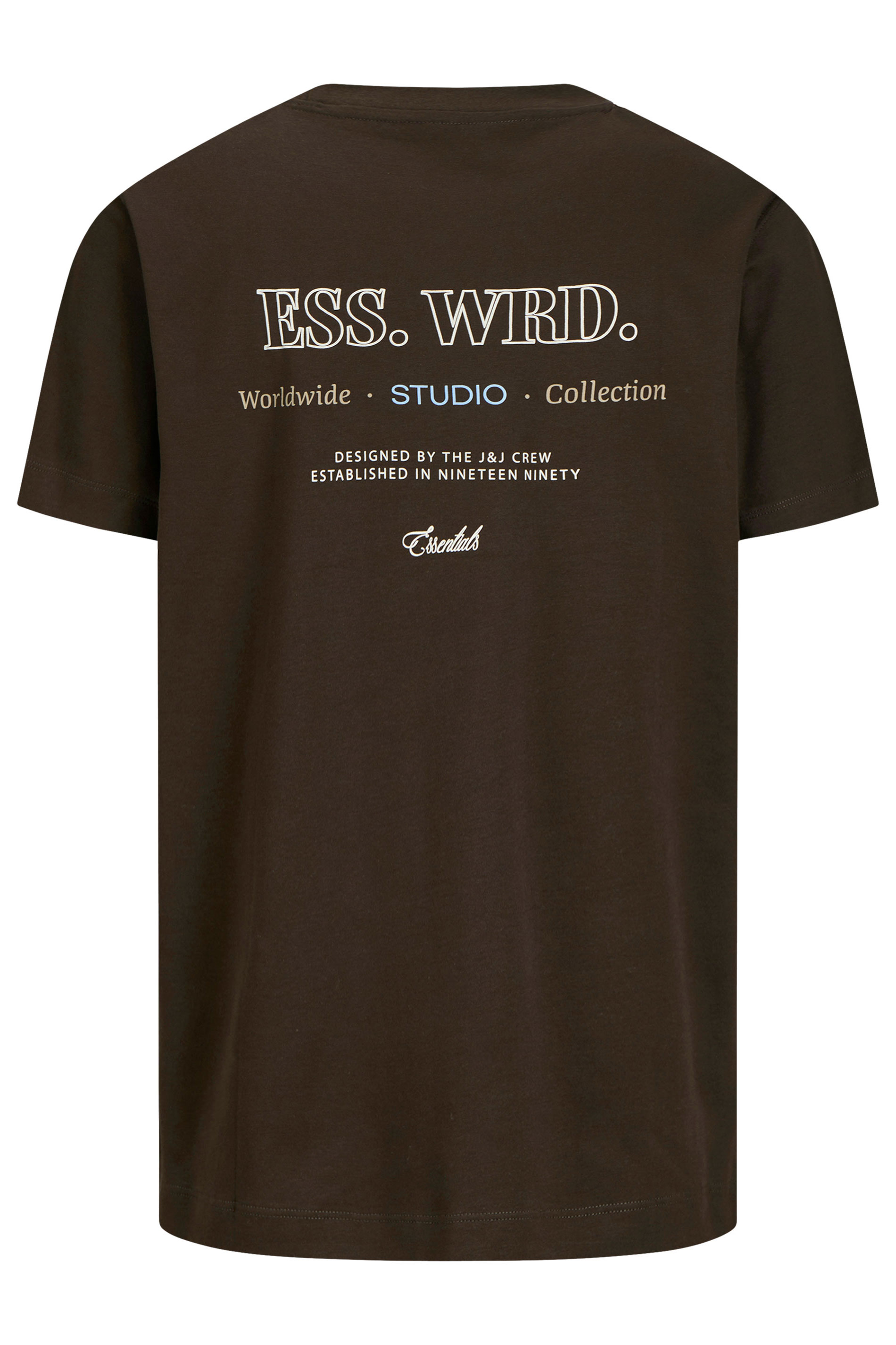 JACK & JONES Big & Tall Brown Studio Graphic T-Shirt | BadRhino 4