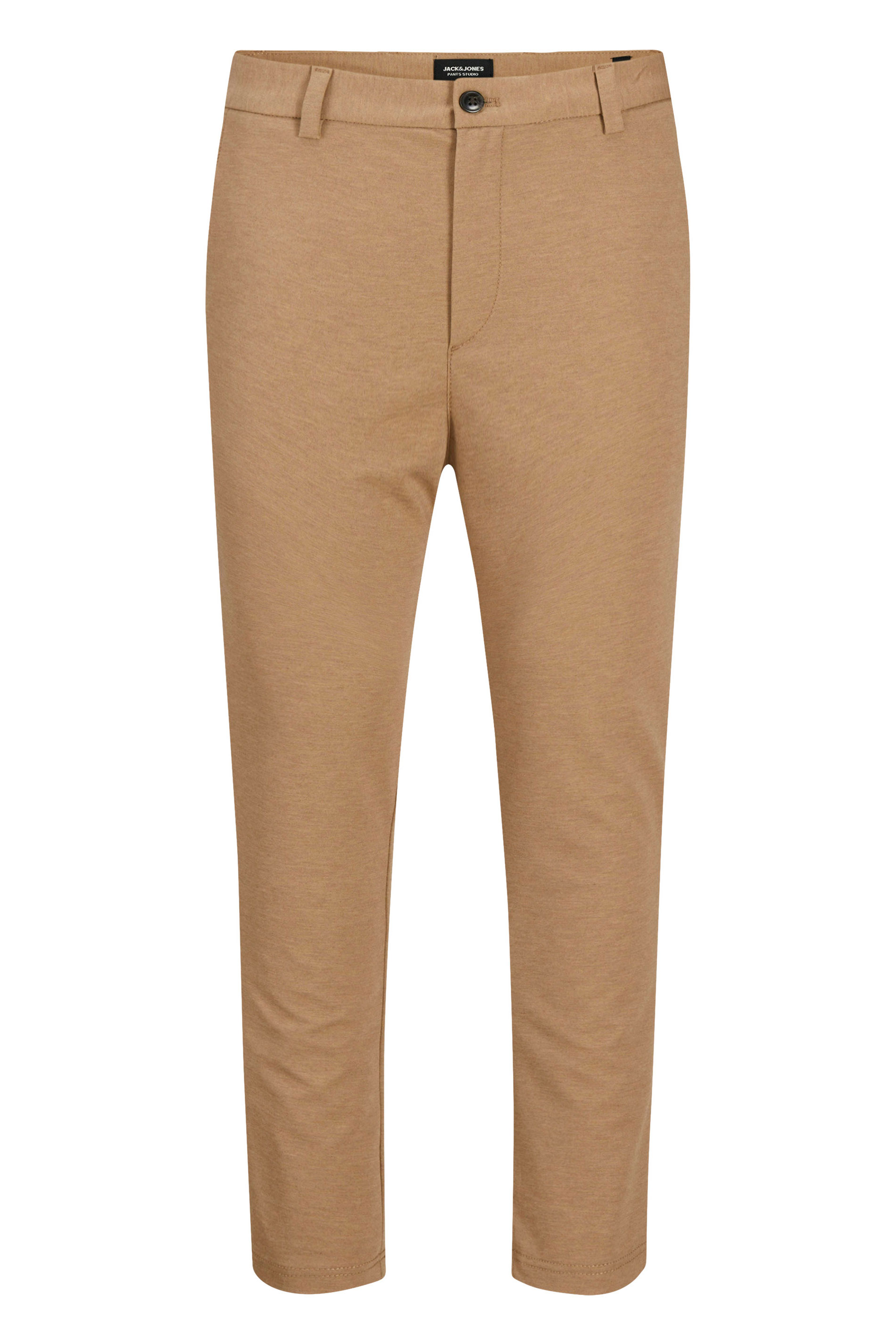 JACK & JONES Big & Tall Brown Straight Leg Chino Trousers | BadRhino  3
