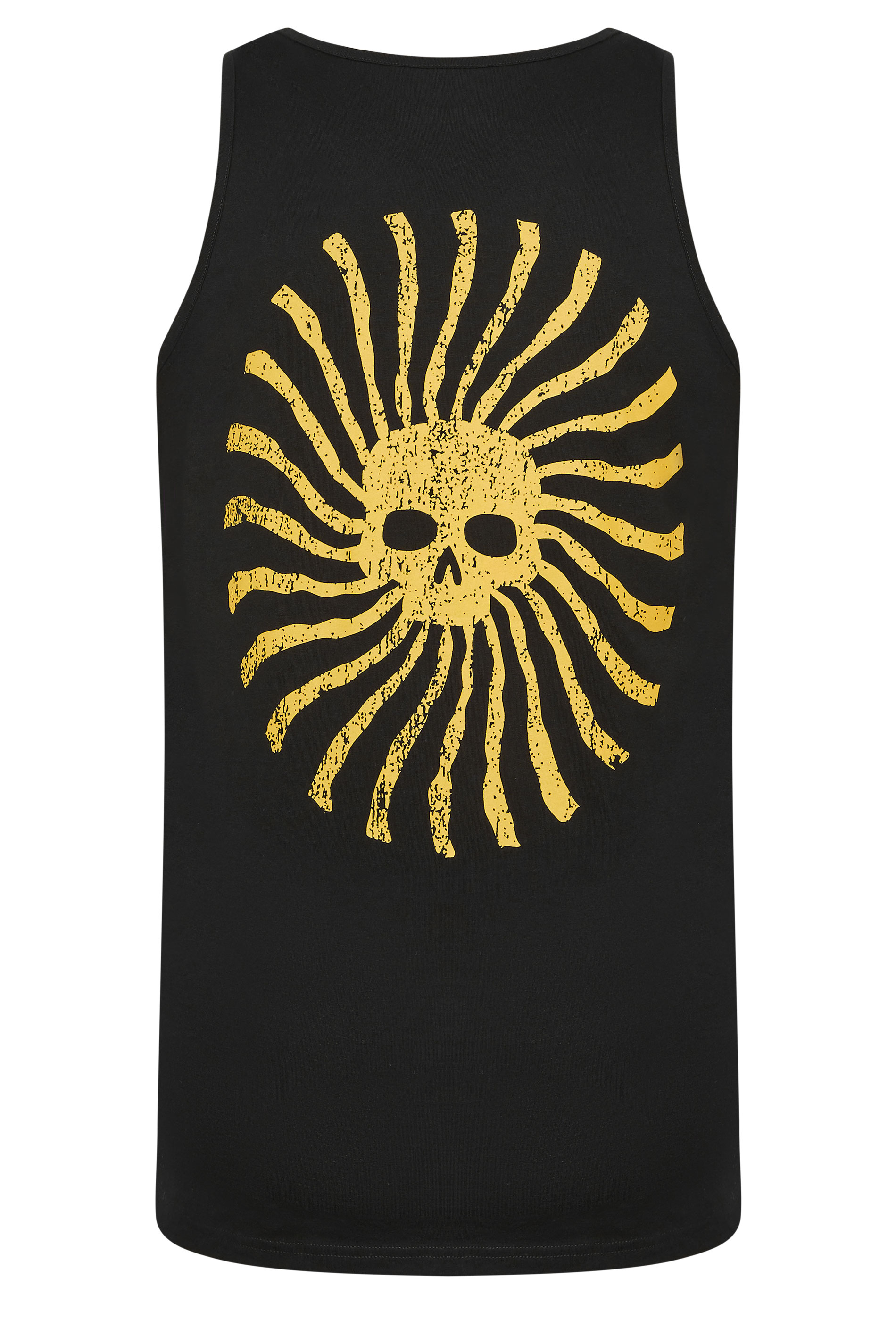 BadRhino Black Extra Long Chasing Sun Muscle Vest | BadRhino 7