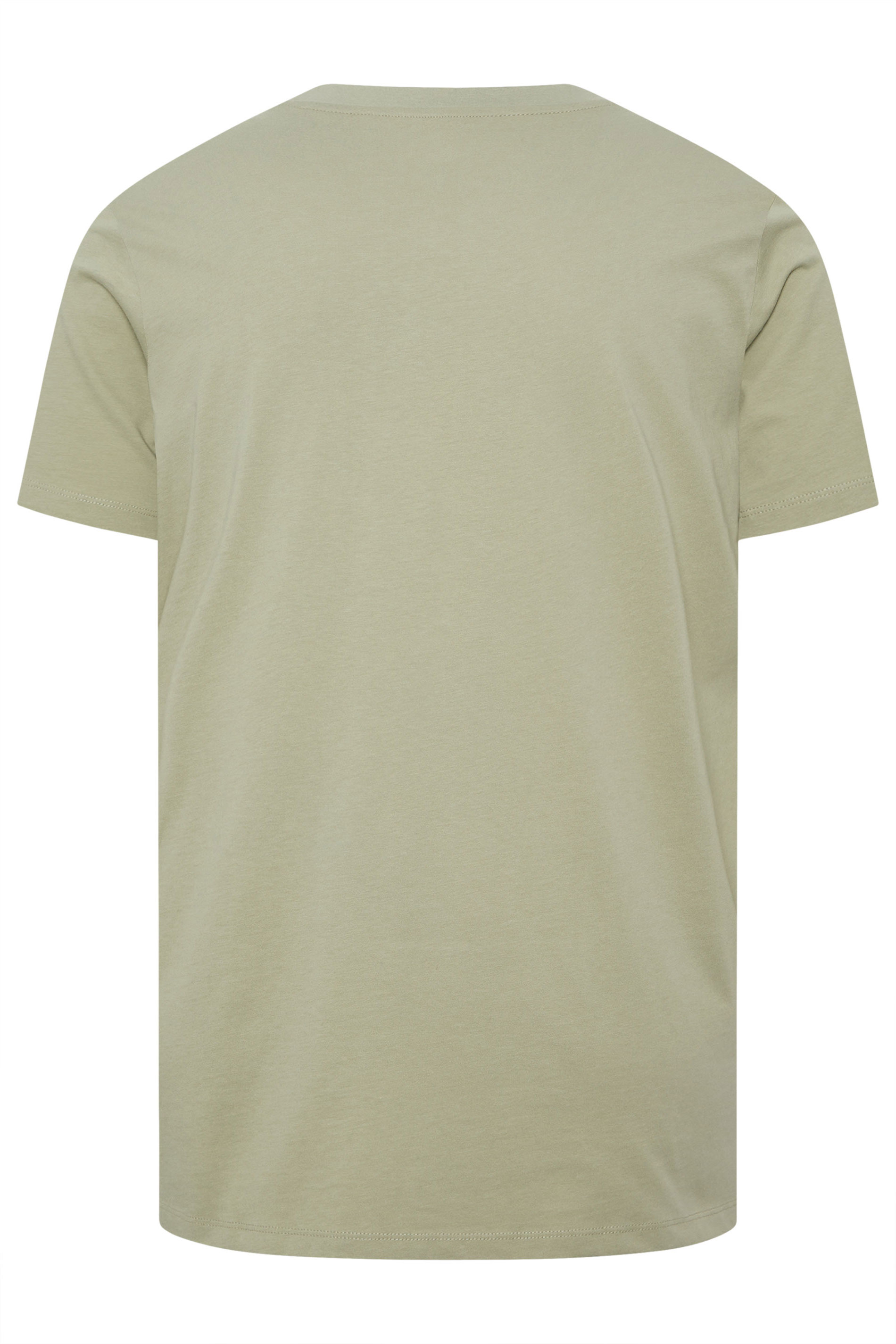 JACK & JONES Big & Tall Seagrass Green Graphic T-Shirt | BadRhino 4