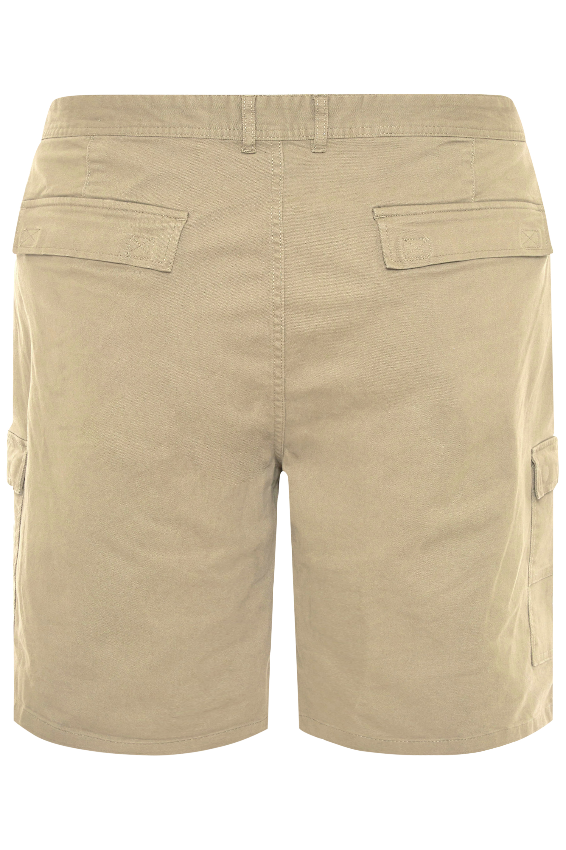 BadRhino Big & Tall 2 PACK Stone Brown & Khaki Green Stretch Cargo Shorts | BadRhino 8
