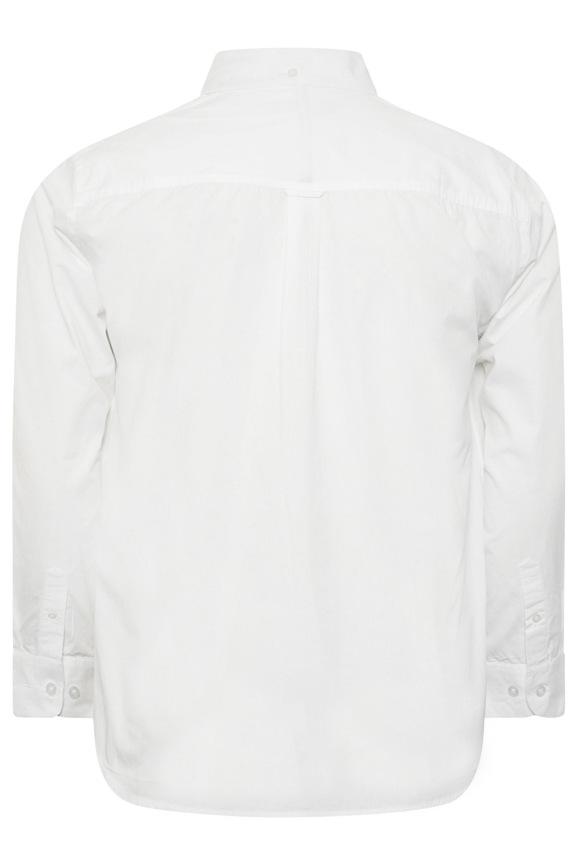 BadRhino Big & Tall 2 PACK White Long Sleeve Poplin Shirts | BadRhino 10