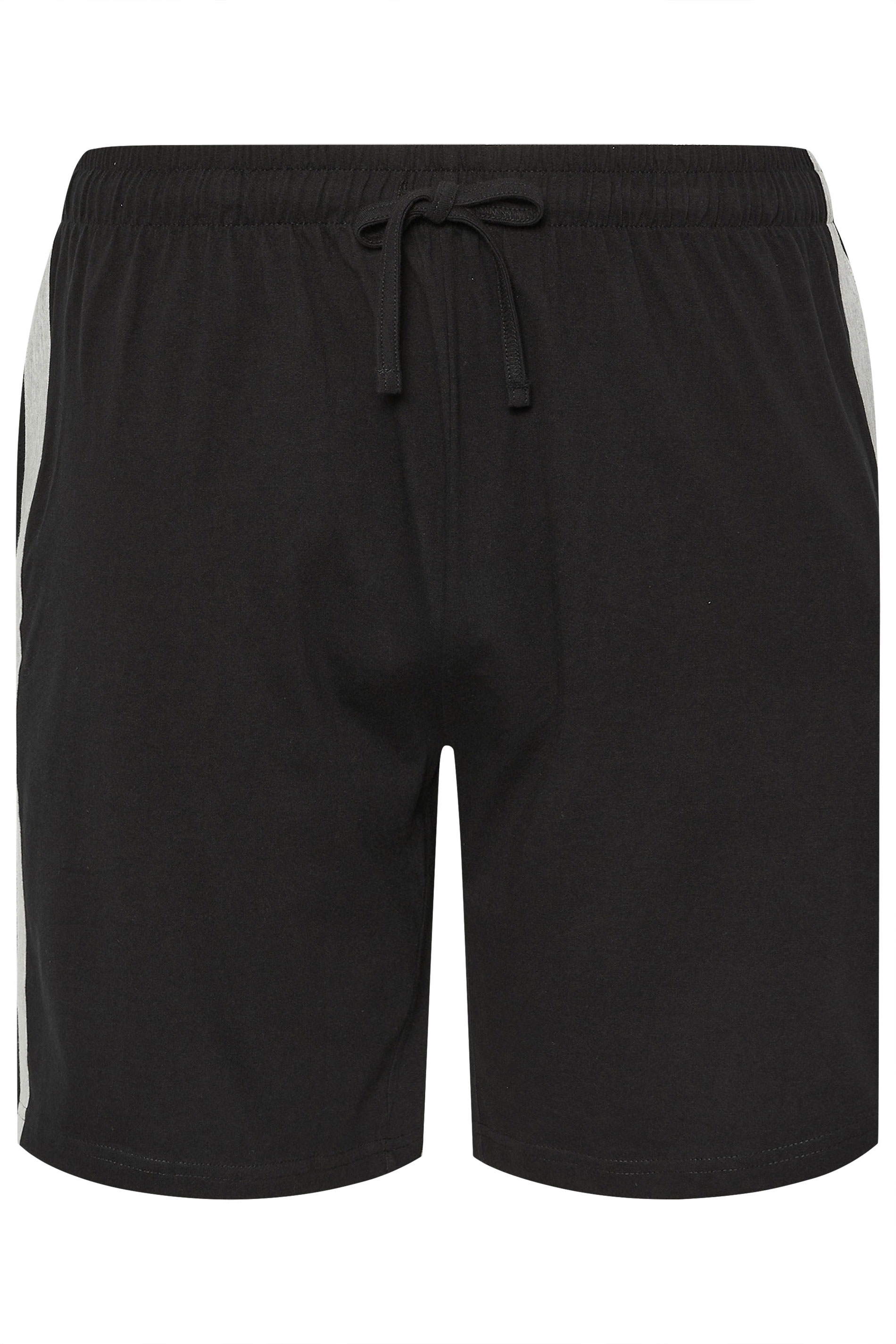 BadRhino Big & Tall Black Lightweight Lounge Shorts | BadRhino 5