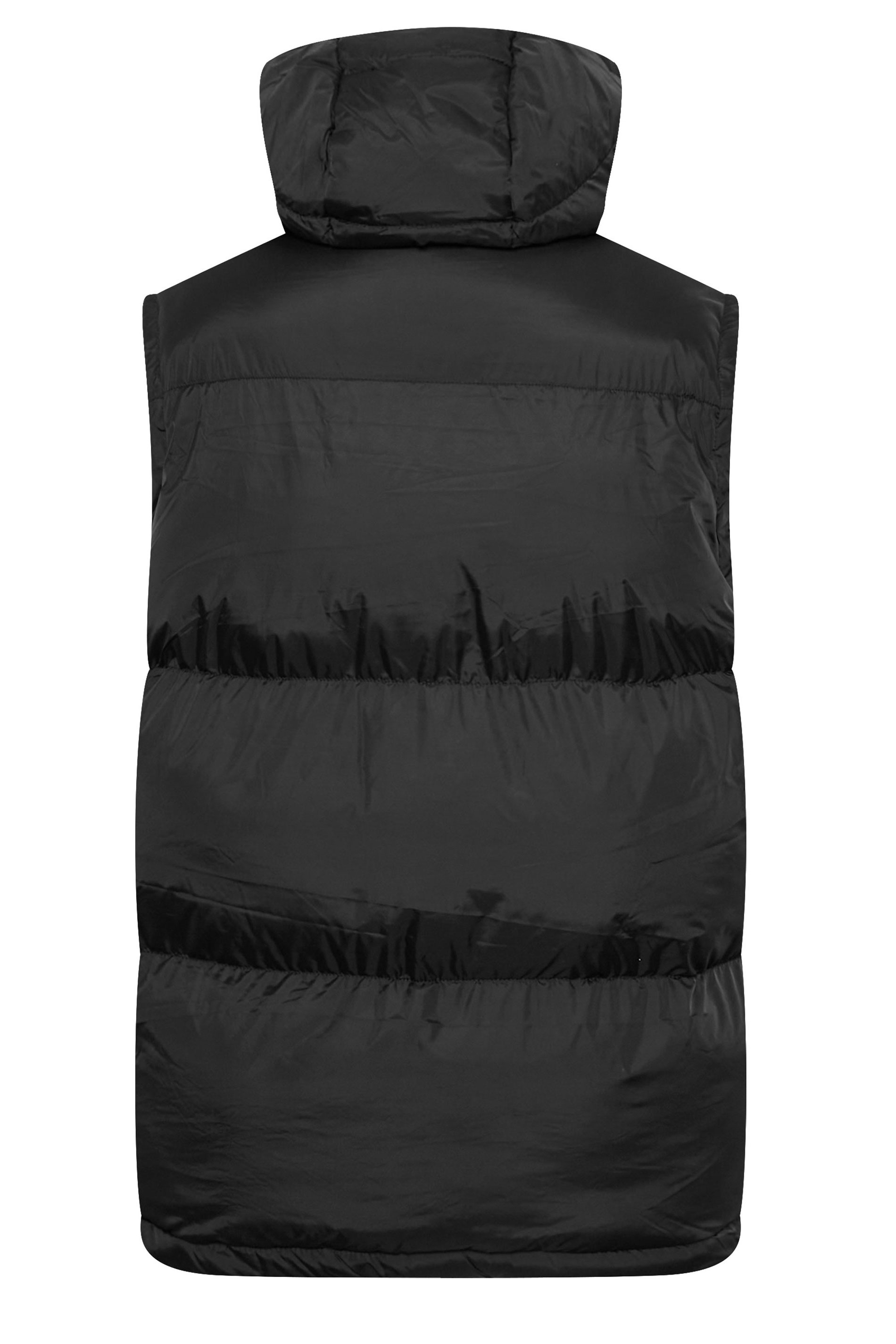 FIRETRAP Big & Tall Black Puffer Gilet | BadRhino 6