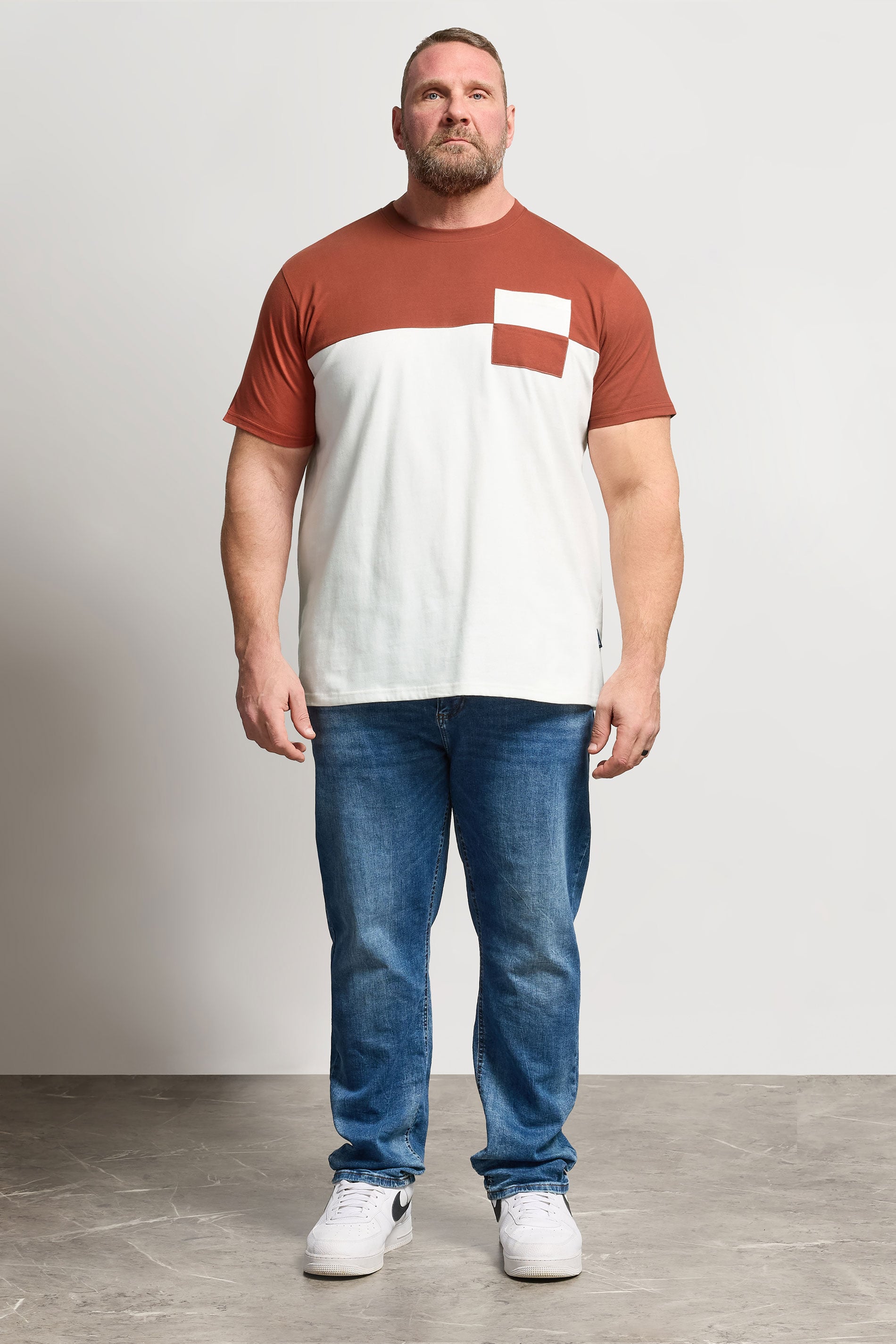 BadRhino Big & Tall Clay Orange Pocket T-Shirt | BadRhino 1