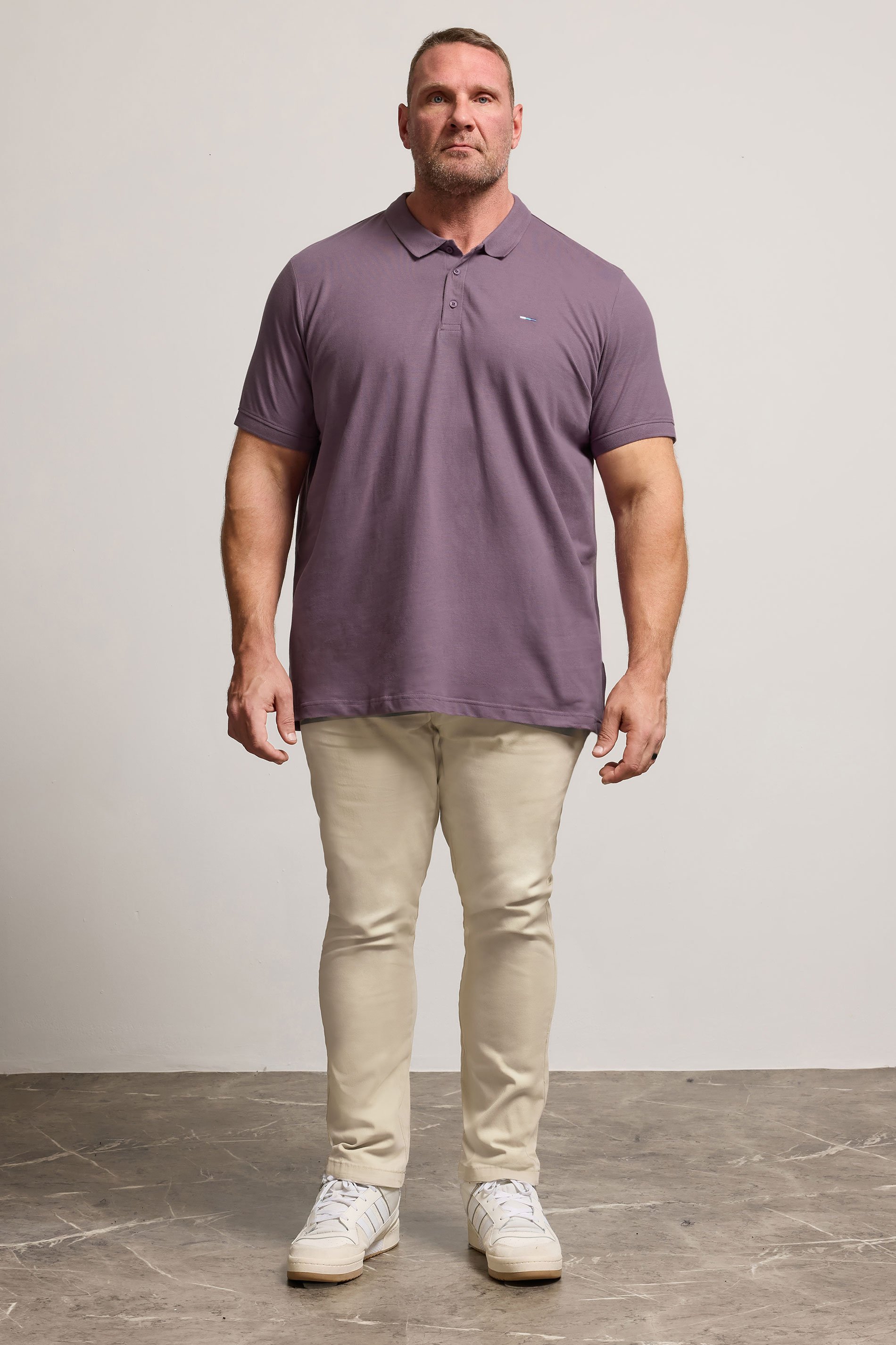 BadRhino Big & Tall Purple Polo Shirt | BadRhino 2