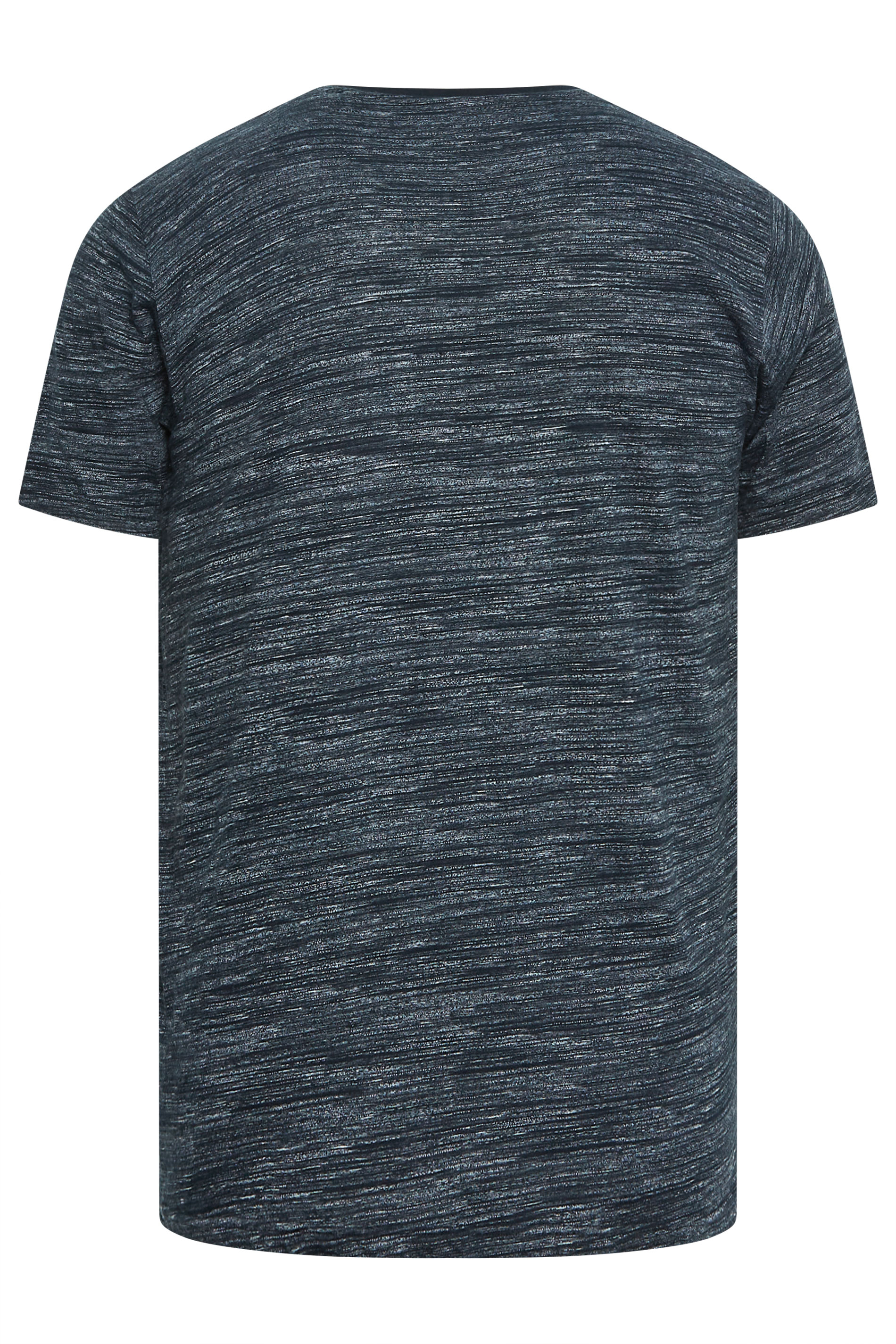 BadRhino Big & Tall Navy Blue Injected Slub T-Shirt | BadRhino 7