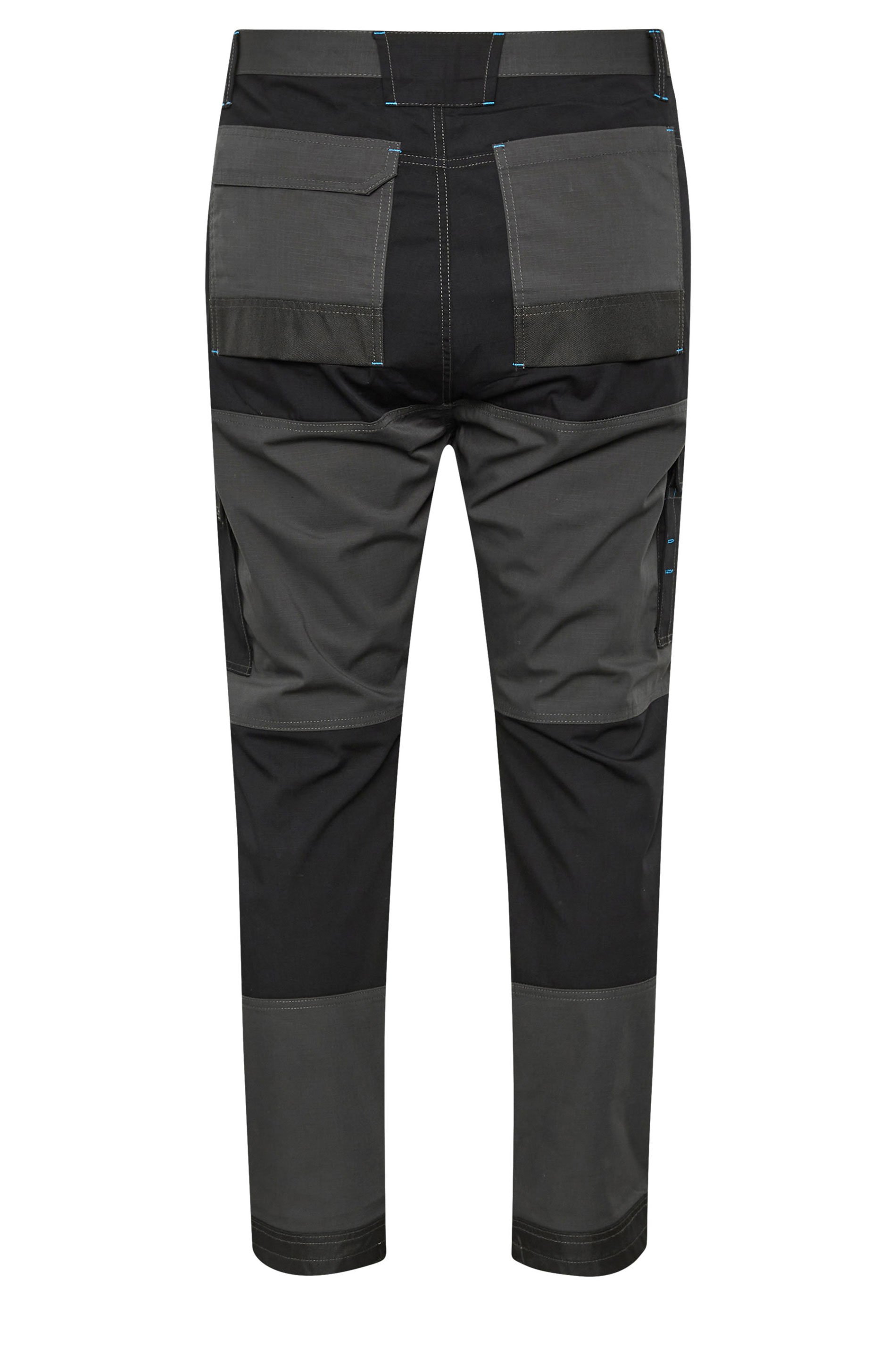 BadRhino Big & Tall Black Workwear Cargo Trousers | BadRhino 11