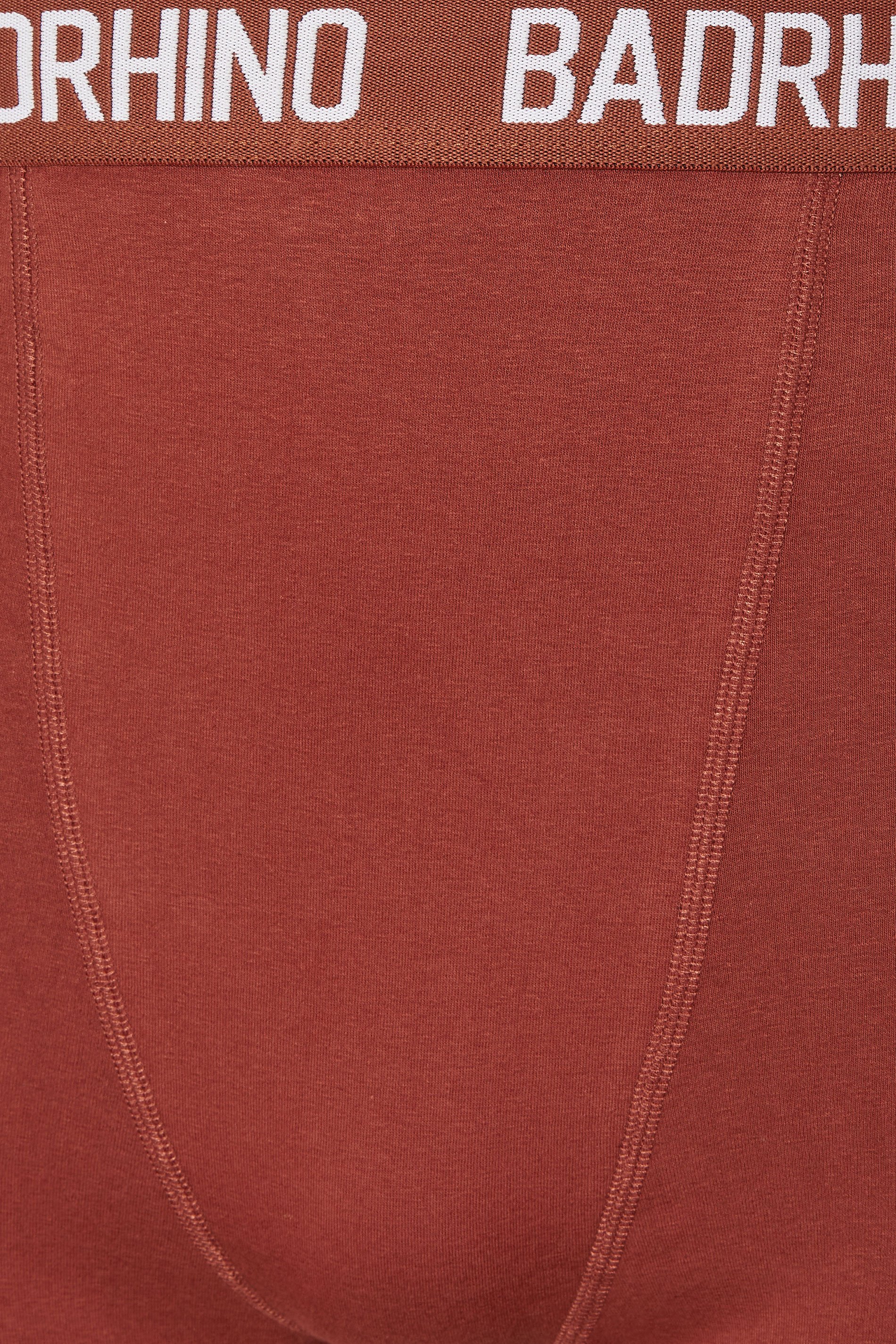 BadRhino 5 PACK Navy Blue/Grey/Green/Burnt Red/Black Boxers | BadRhino 7