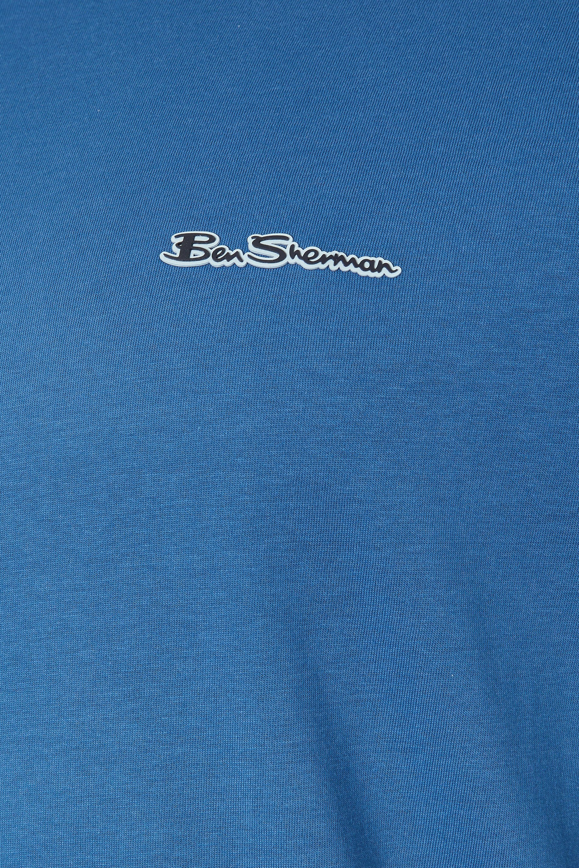 Ben Sherman Big & Tall Cobalt Blue Signature T-Shirt | BadRhino 5
