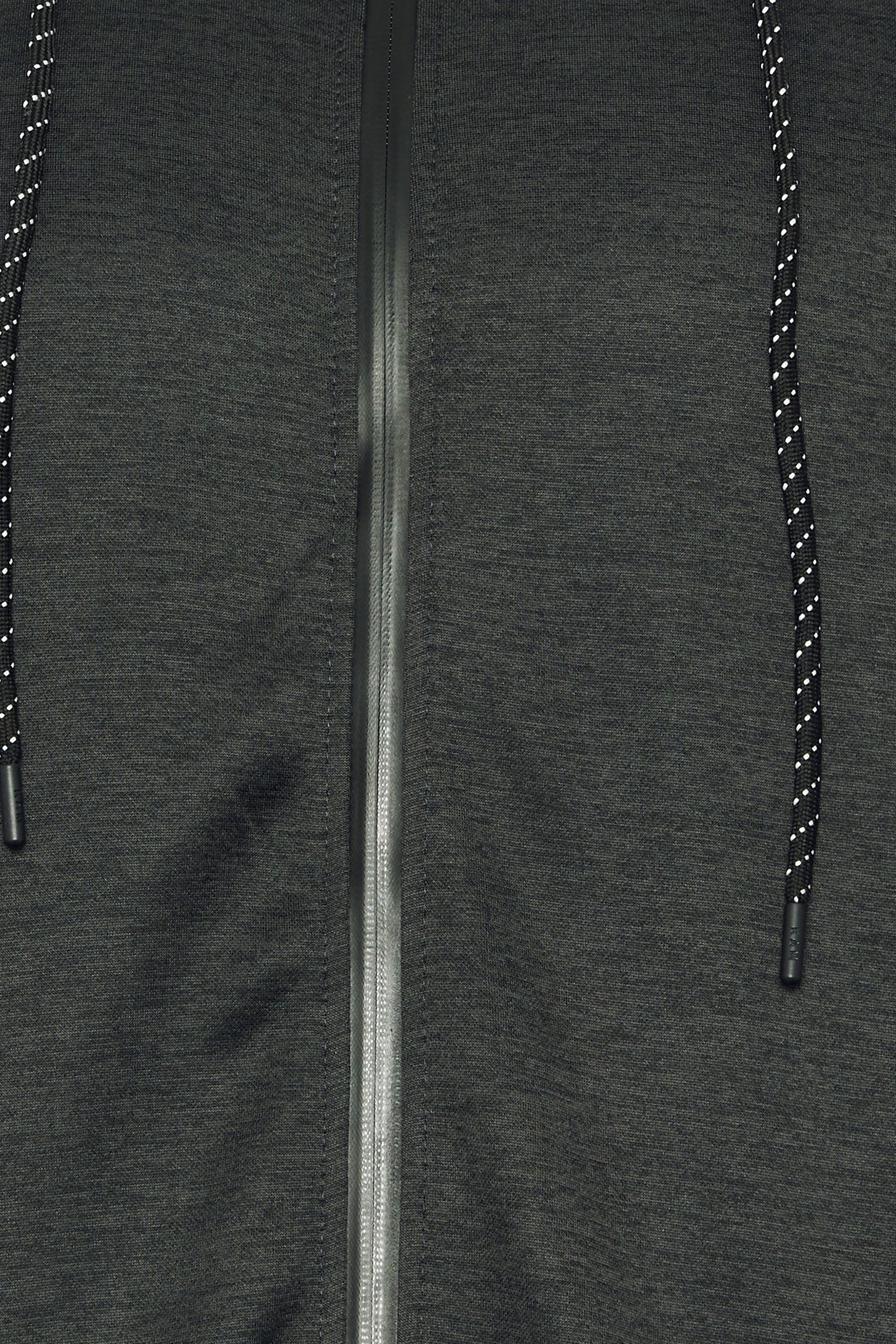 KAM Big & Tall Charcoal Grey Zip Through Hoodie | BadRhino 3
