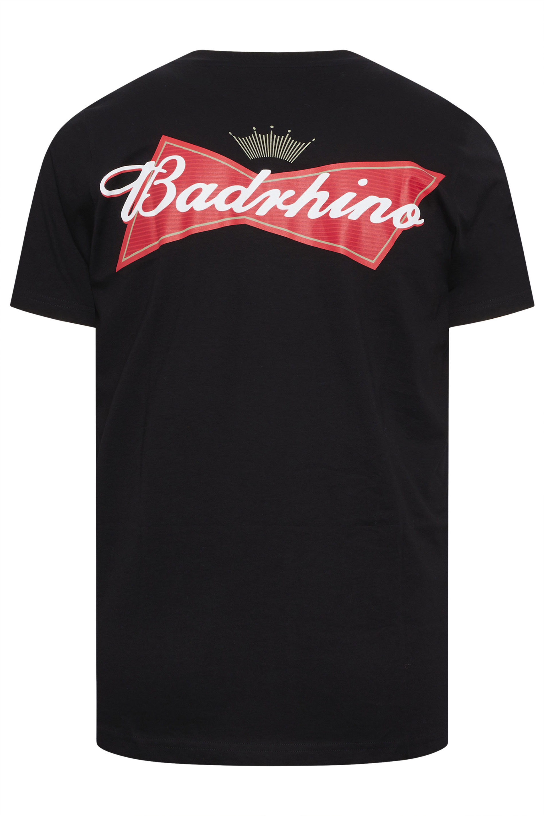 BadRhino Big & Tall Black Beer Graphic T-Shirt | BadRhino 8