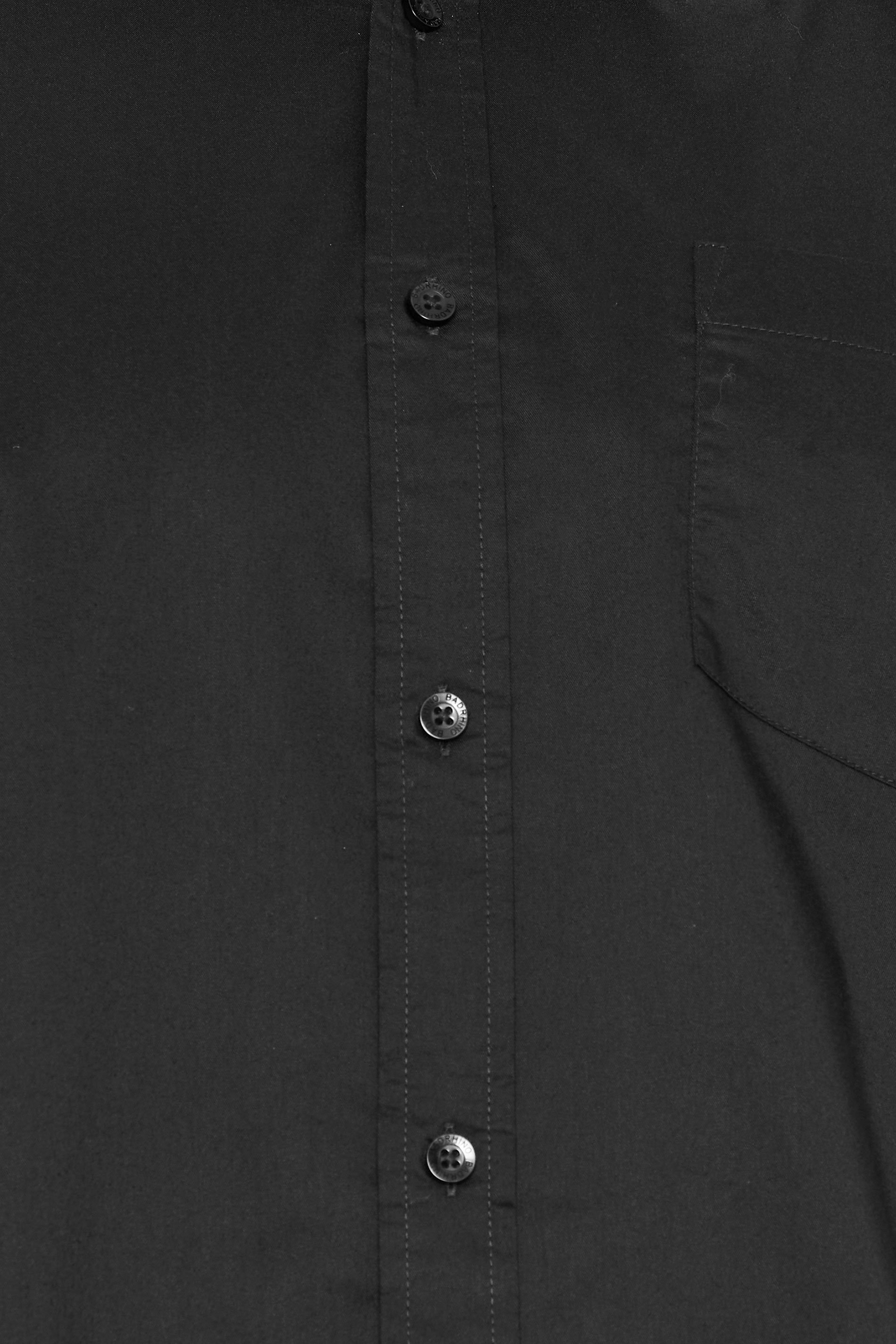 BadRhino Big & Tall Black Stretch Long Sleeve Shirt | BadRhino 6