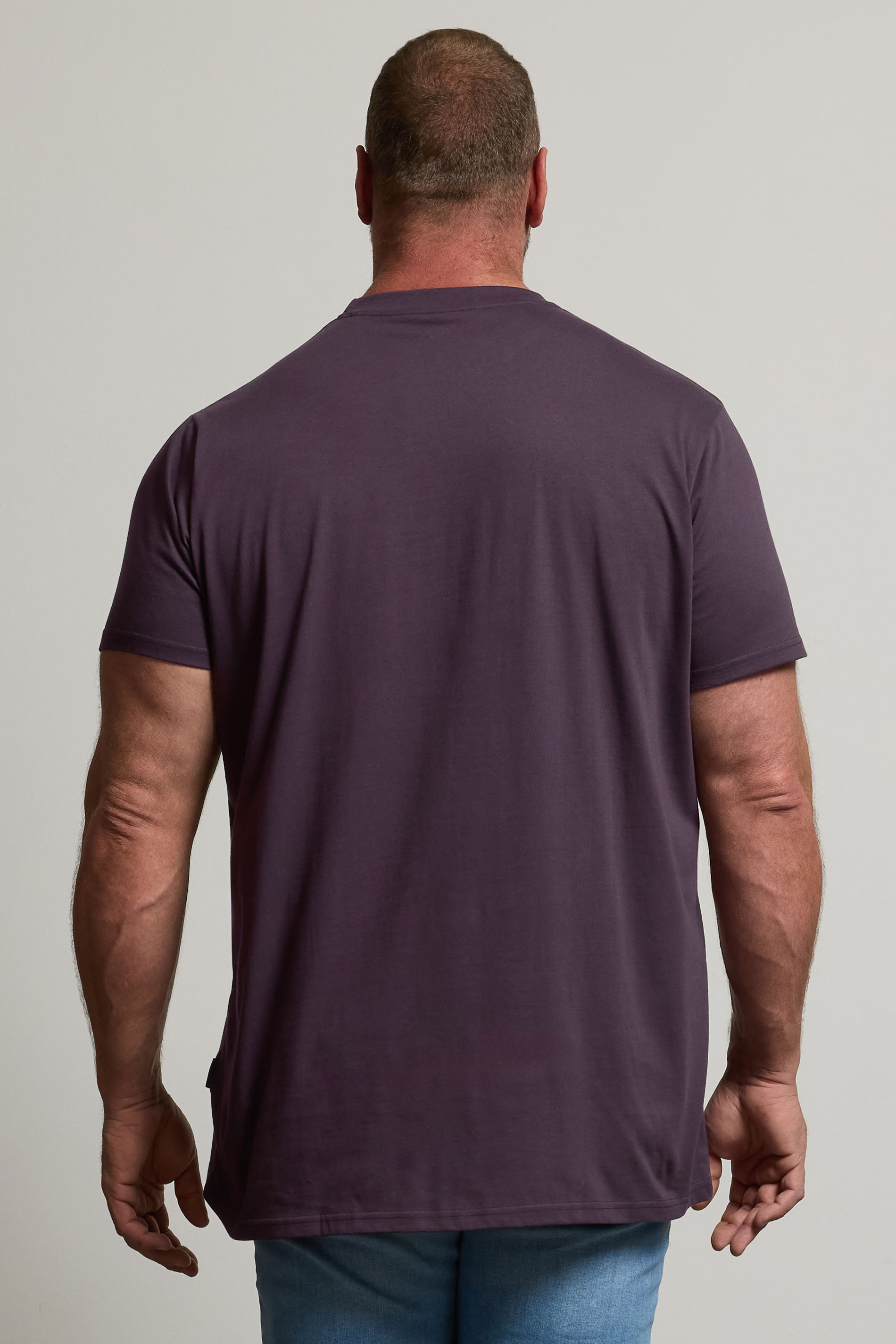 BadRhino Big & Tall 3 PACK Purple & Green Longline Core T-Shirts | BadRhino 4