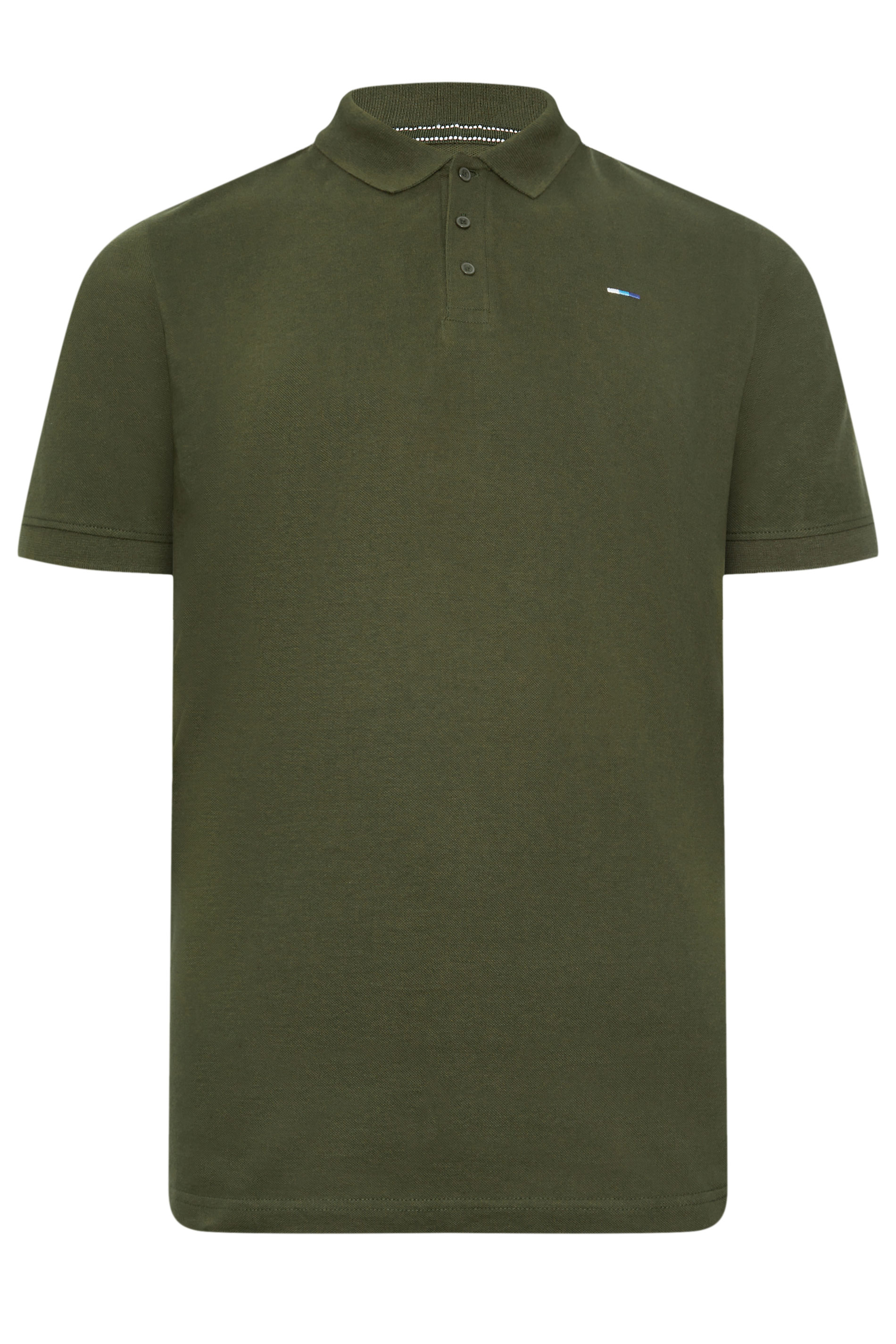 BadRhino Big & Tall Khaki Green Extra Long Core Polo Shirt | BadRhino 4