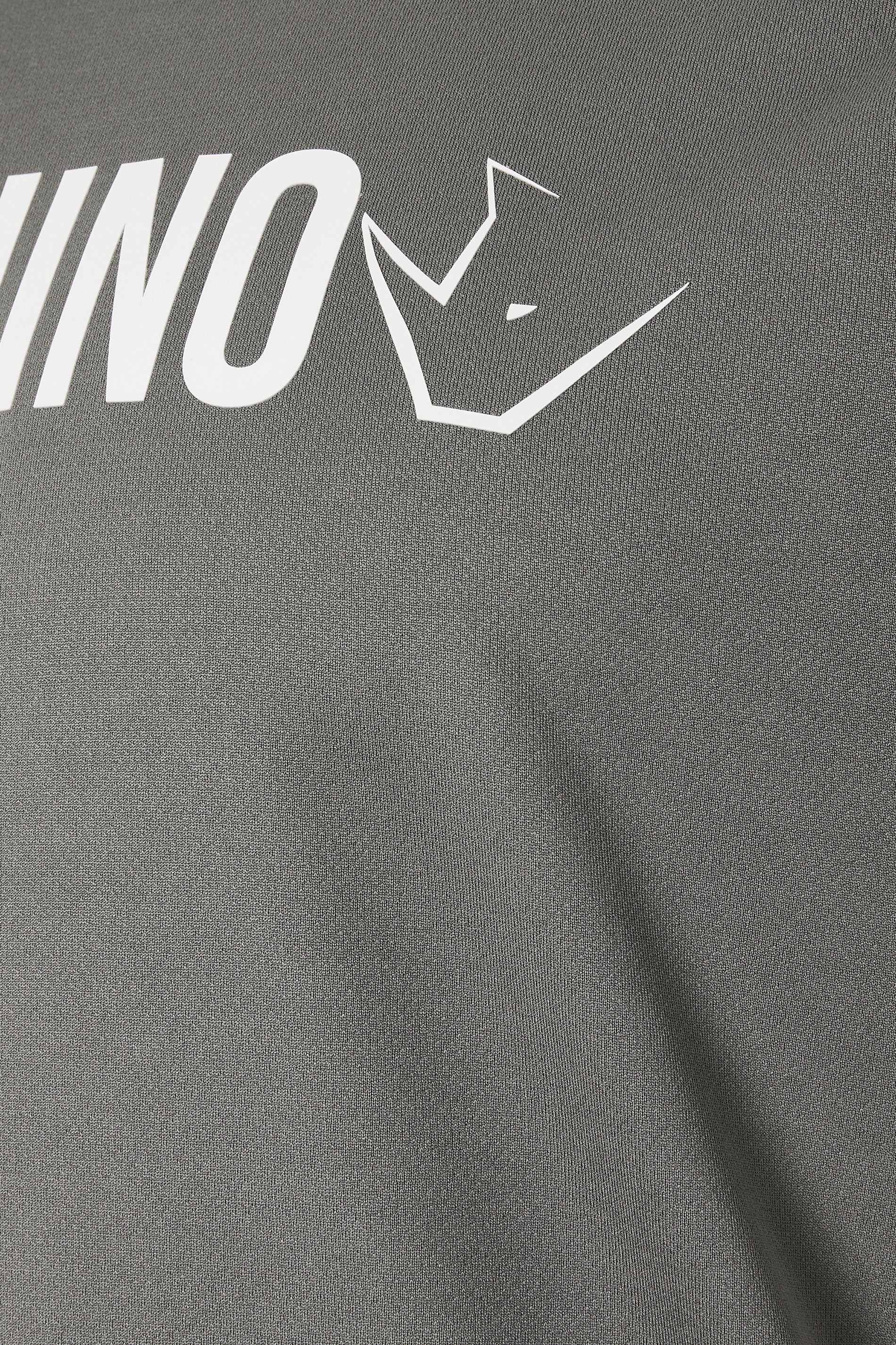 IronRhino Big & Tall Grey Branded Performance T-Shirt | BadRhino 3
