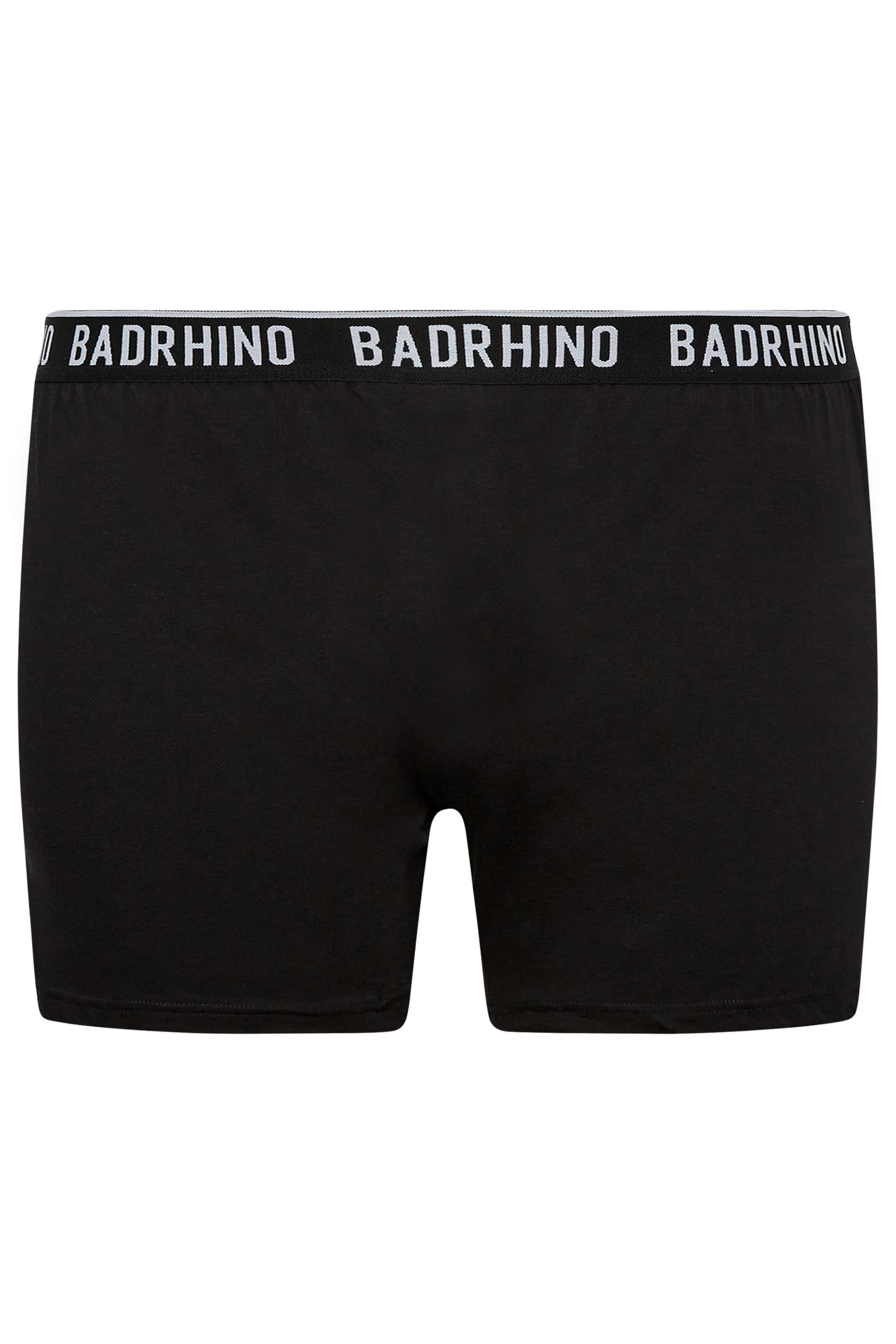 BadRhino Big & Tall 5 PACK Black & Grey Button Up Loose Fit Boxers ...