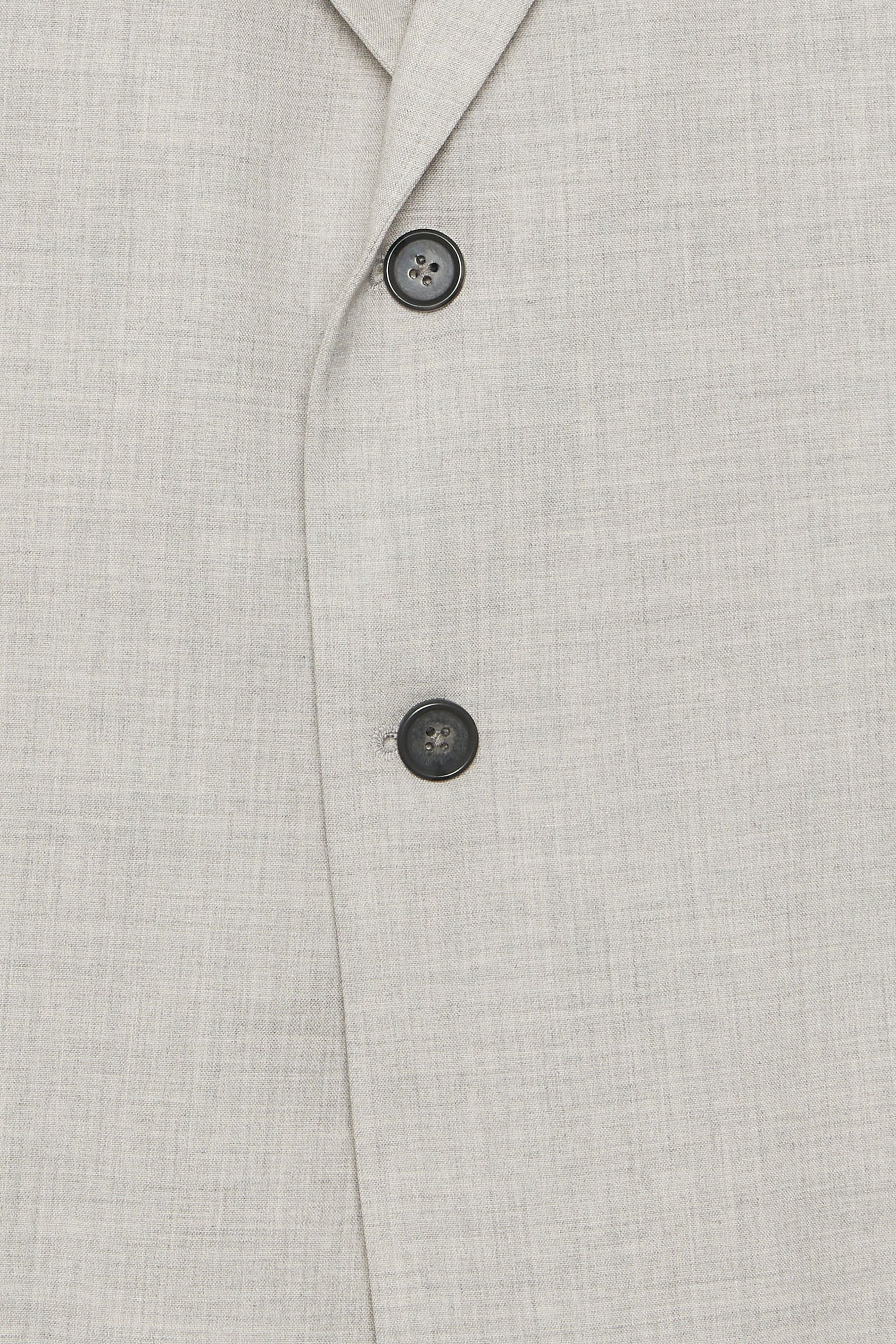 BadRhino Tailoring Big & Tall Grey Plain Suit Jacket | BadRhino 6