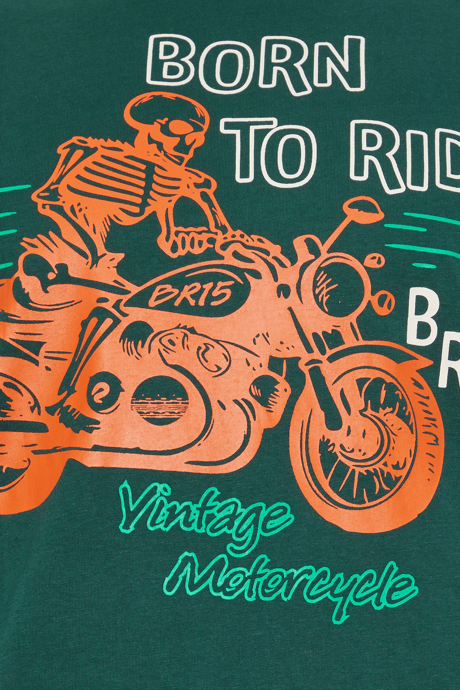 BadRhino Big & Tall Vintage Motorcycle Graphic T-Shirt | BadRhino 2