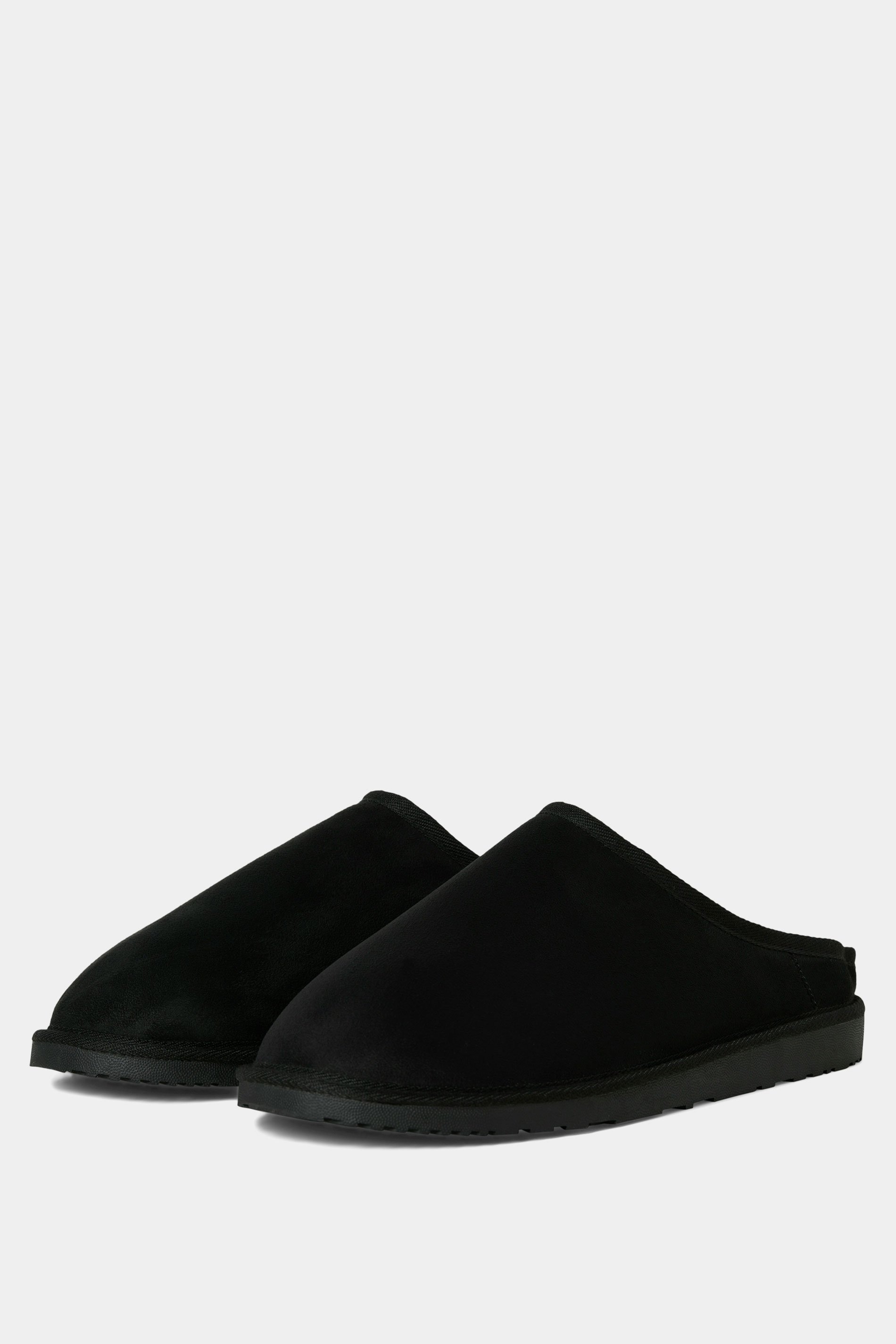 JACK & JONES Black Mule Slippers | BadRhino 2