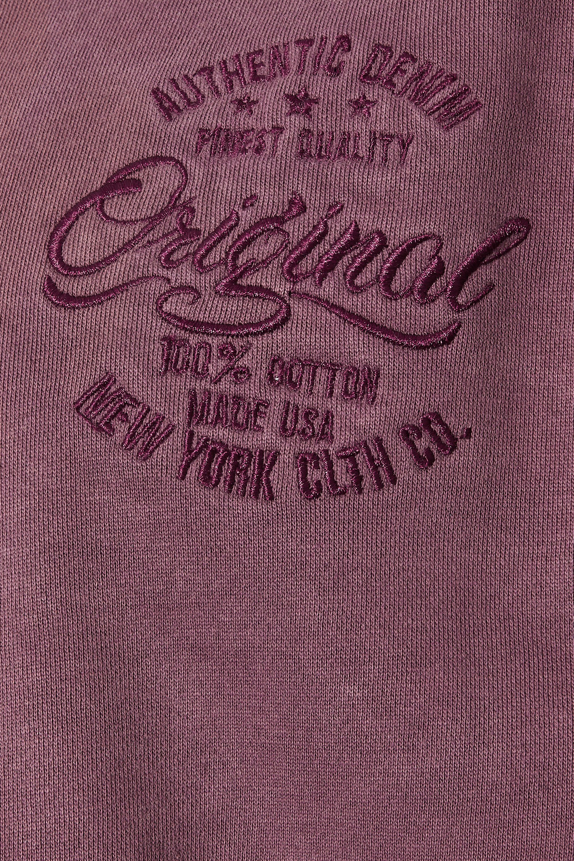 KAM Big & Tall Purple Acid Wash Zip Through Hoodie | BadRhino 3