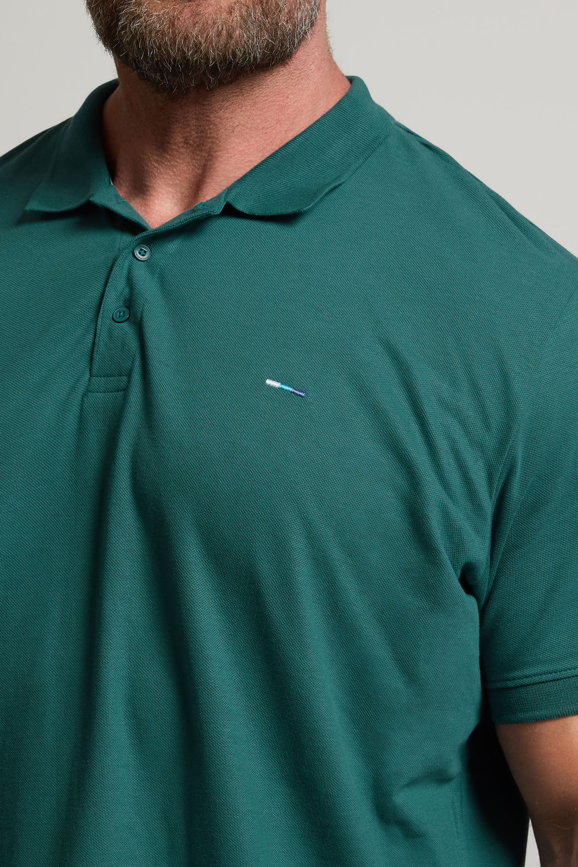 BadRhino Big & Tall Atlantic Deep Green Core Polo Shirt | BadRhino 5