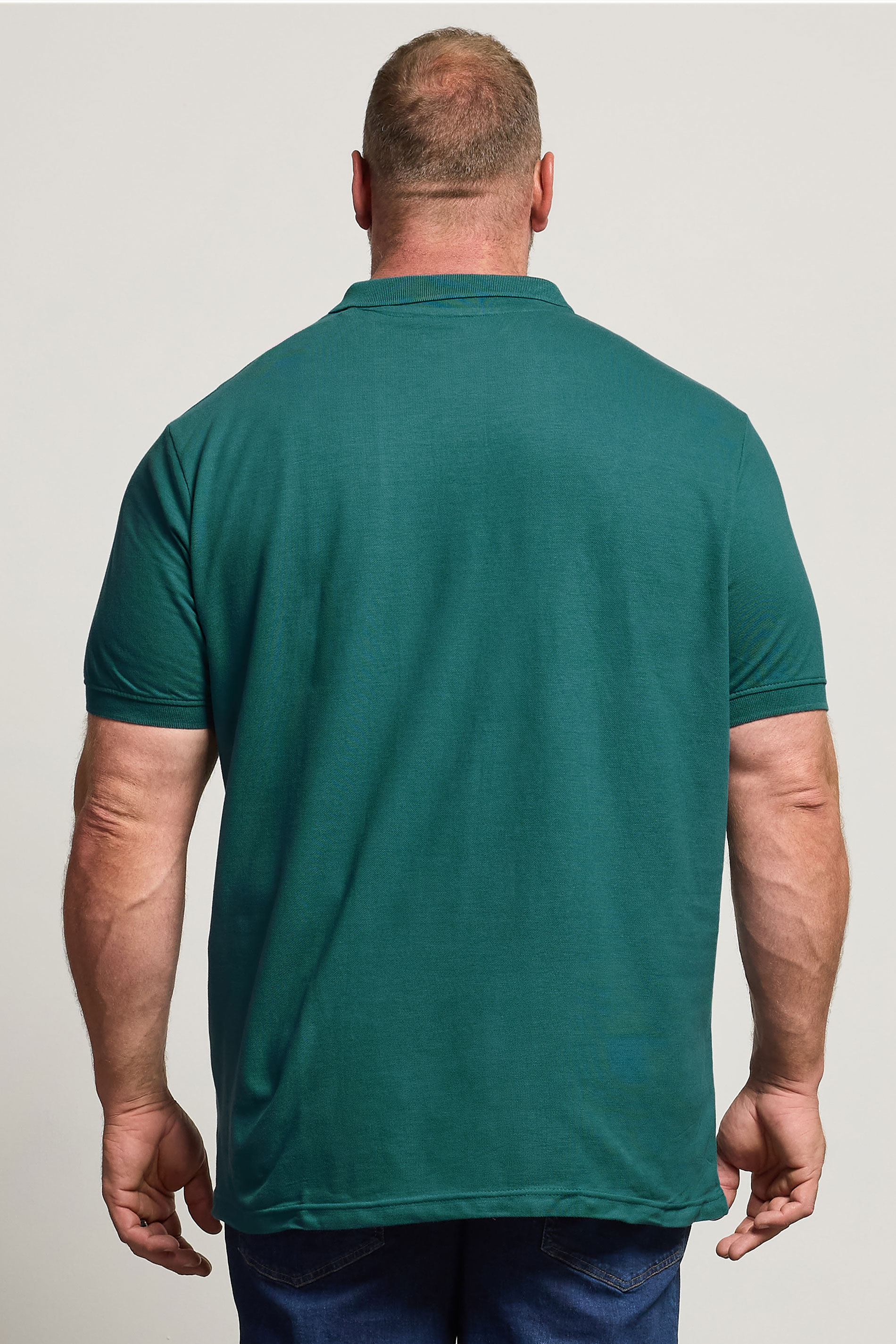 BadRhino Big & Tall Green Polo Shirt | BadRhino 3