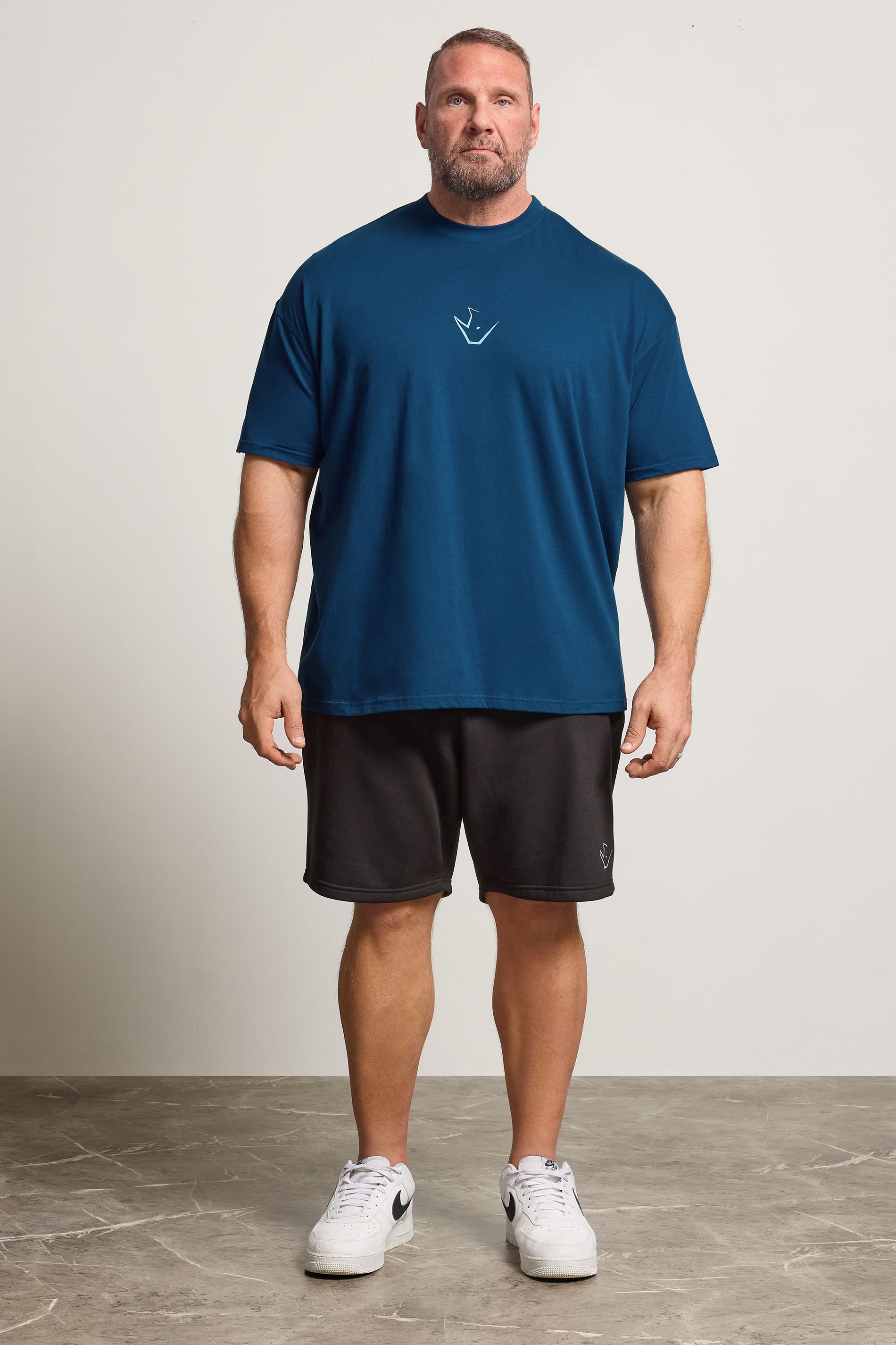 IronRhino Big & Tall Navy Blue Powerhouse T-Shirt | BadRhino 2