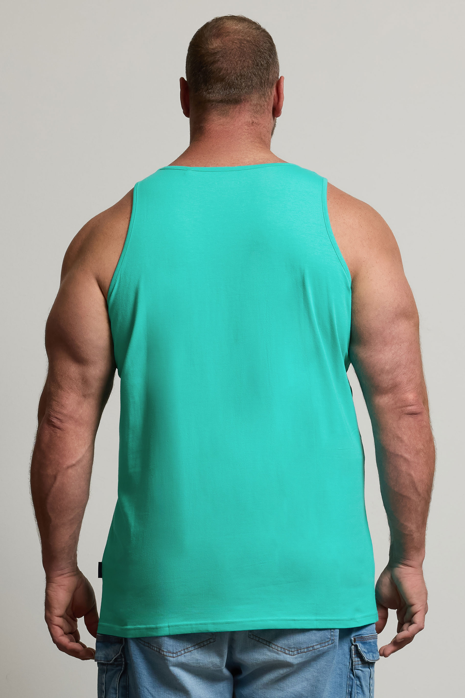 BadRhino Big & Tall Teal Green Vest Top | BadRhino 4
