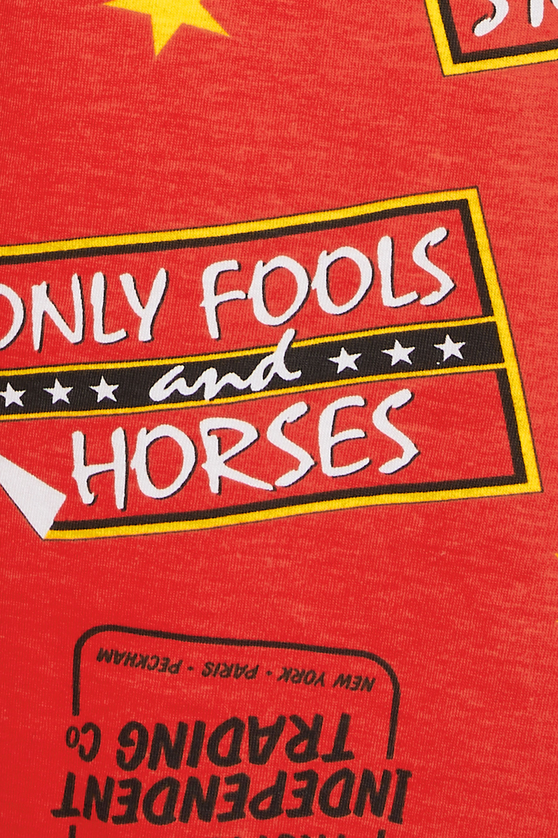 BadRhino Big & Tall Red Only Fools And Horses Pyjama Set | BadRhino 3