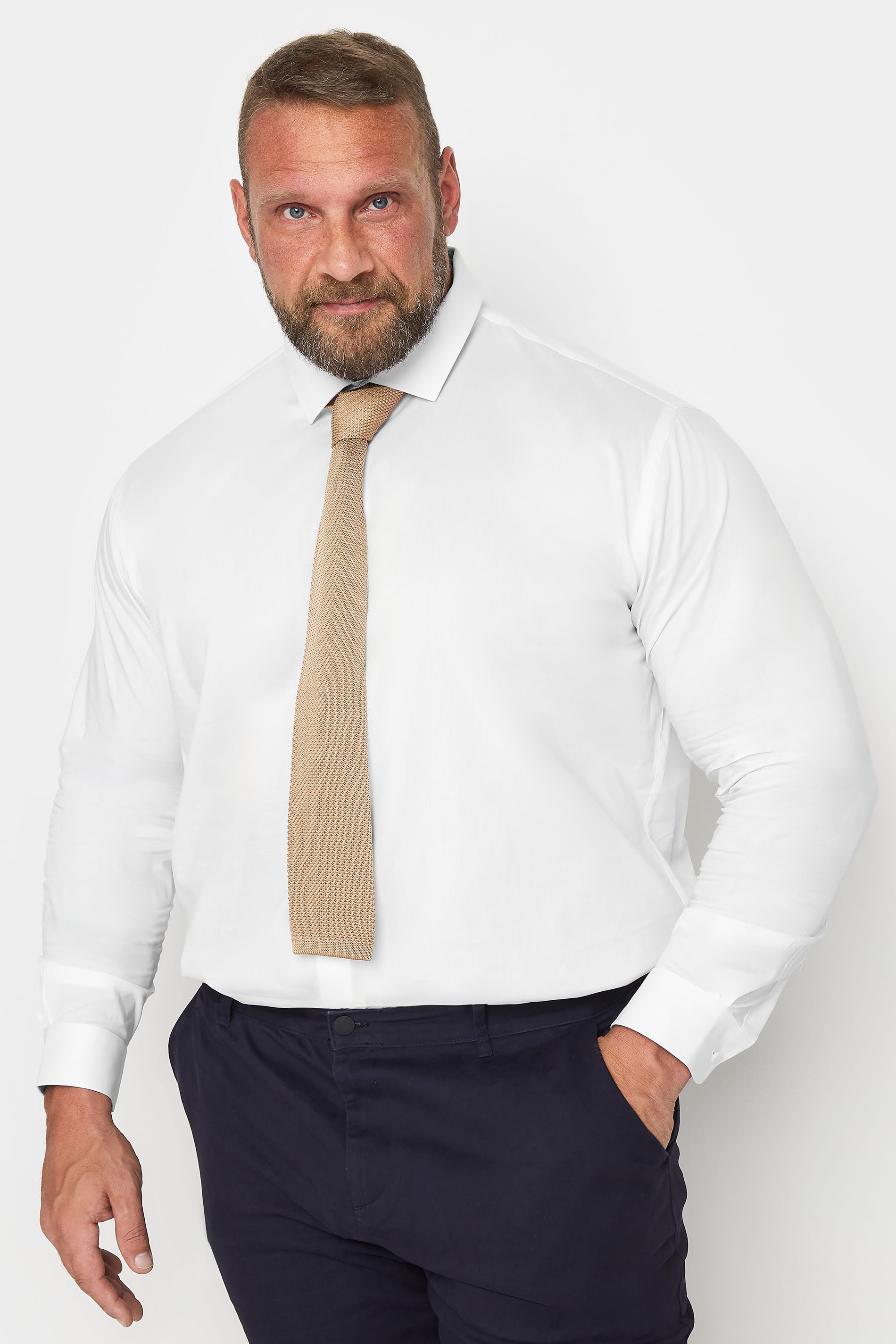 BadRhino Sand Brown Knitted Tie | BadRhino 1
