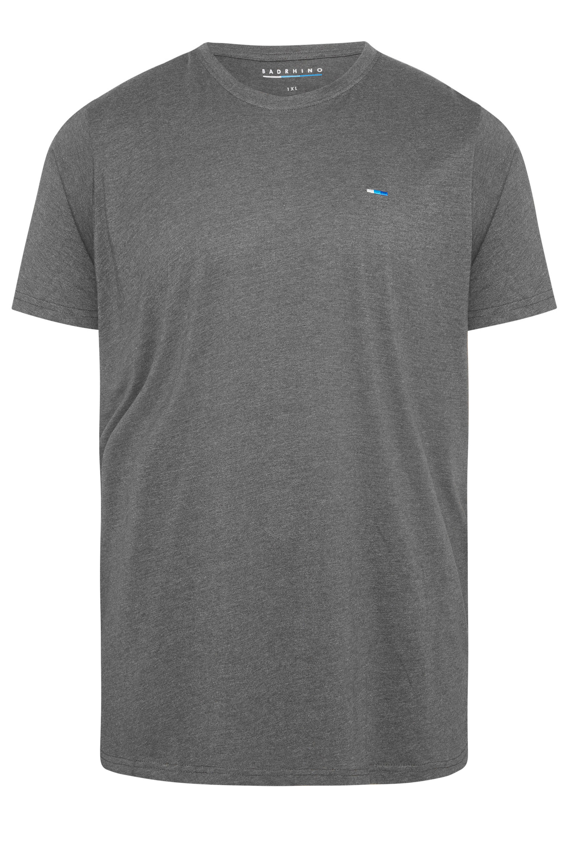 BadRhino Big & Tall Charcoal Grey Extra Long Core T-Shirt | BadRhino 5
