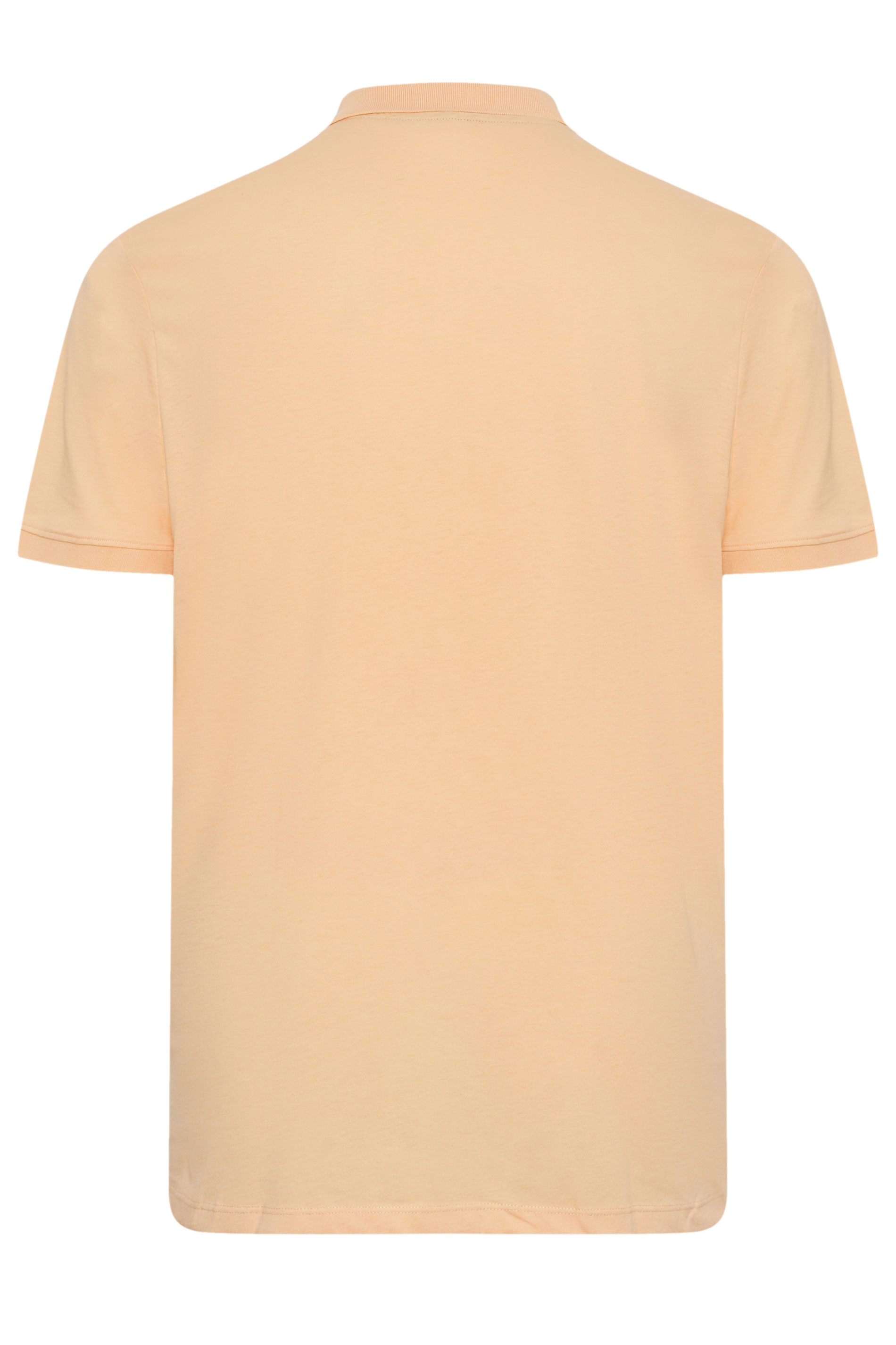JACK & JONES Orange Short Sleeve Polo Shirt | BadRhino 4