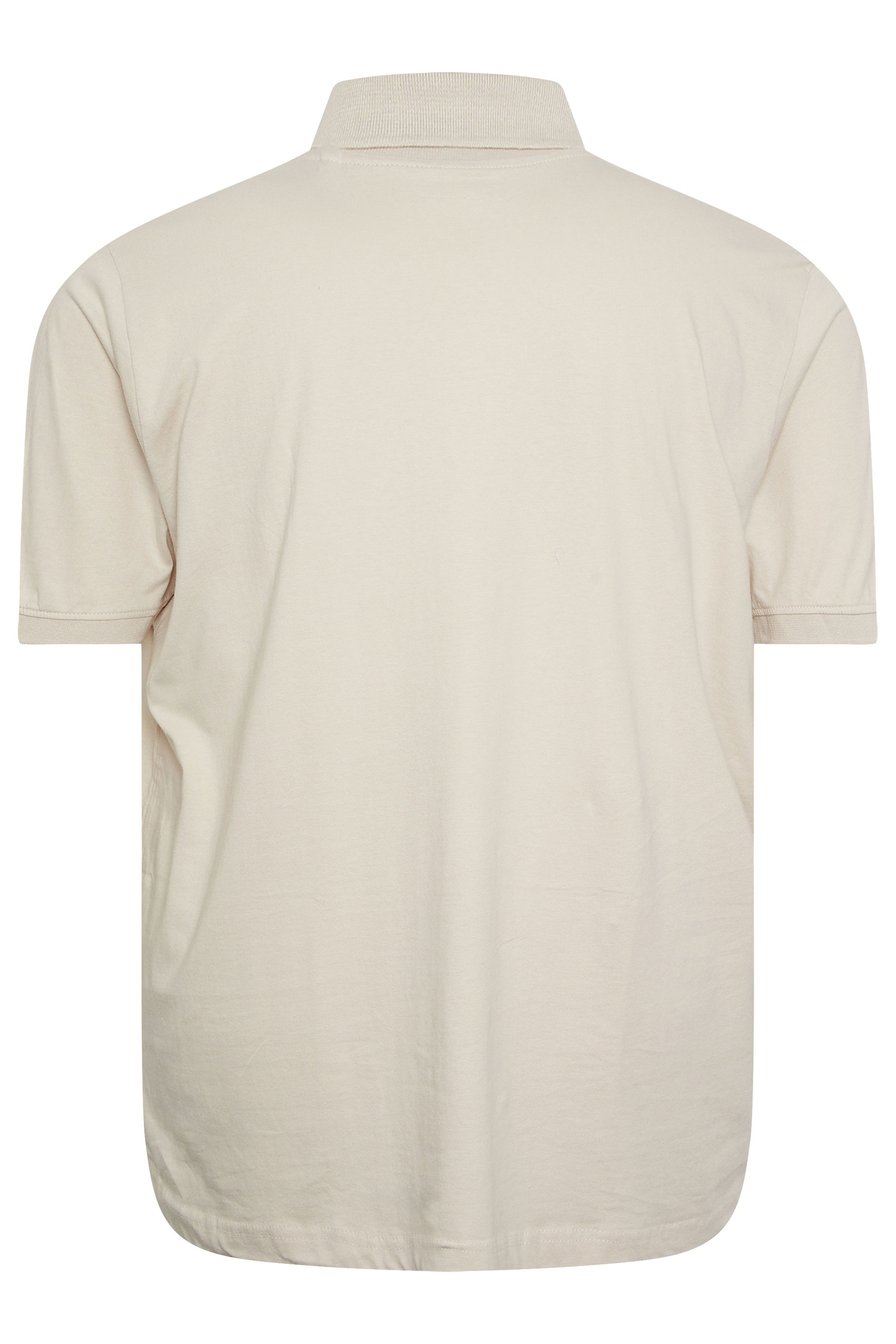 BadRhino Big & Tall Natural Brown Jersey Polo Shirt | BadRhino 7