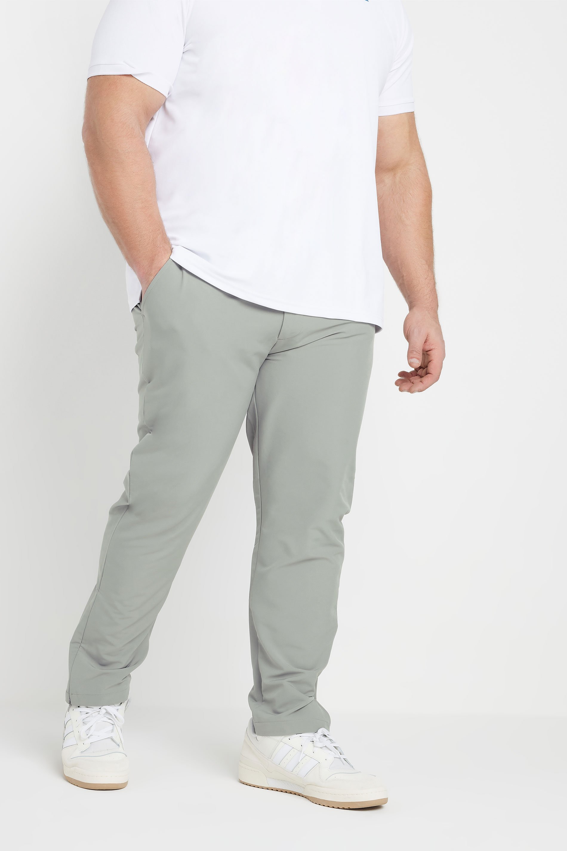 BadRhino Big & Tall Grey Golf Trousers | BadRhino 2