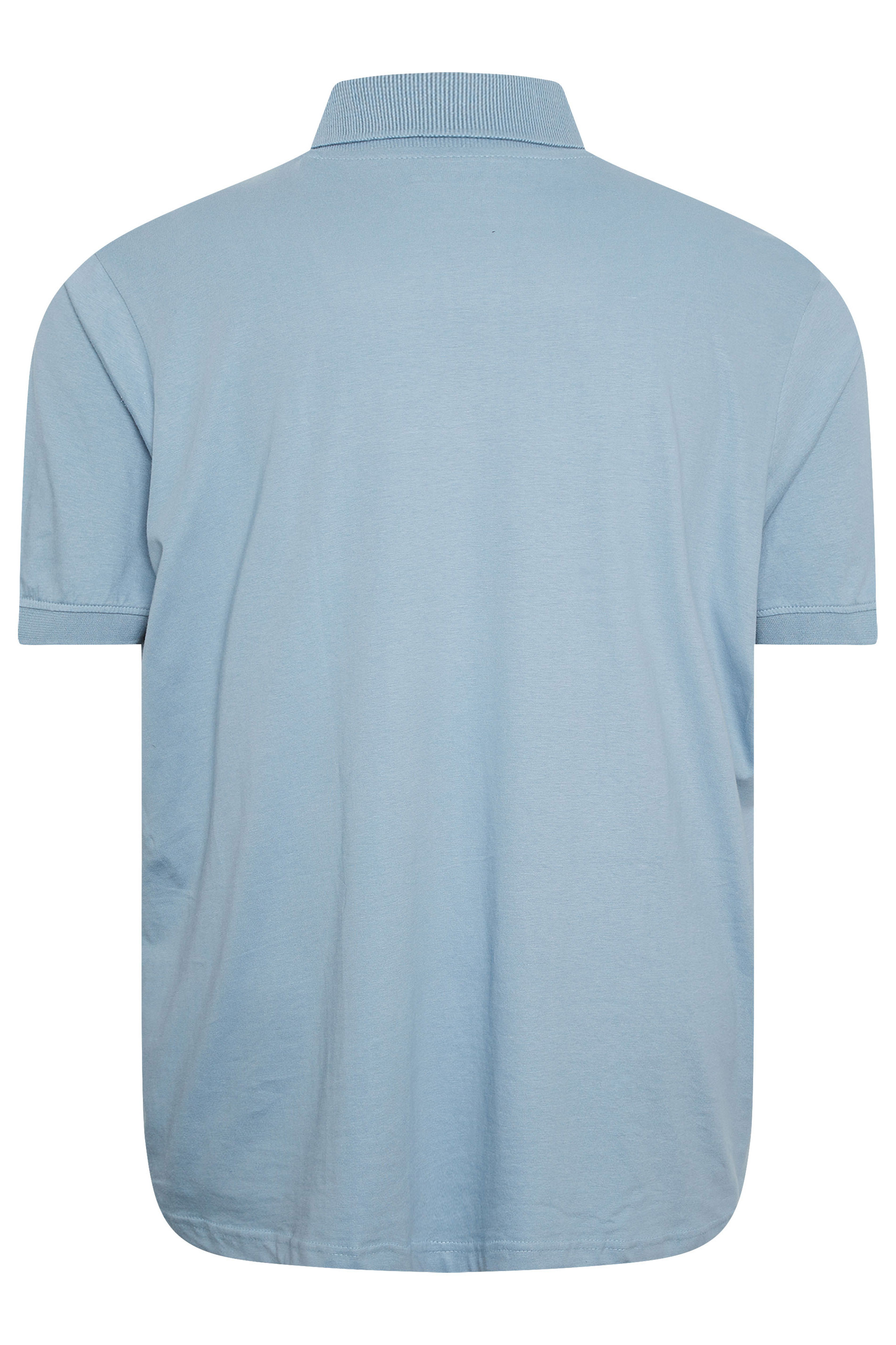 BadRhino Big & Tall Blue Jersey Polo Shirt | BadRhino 7