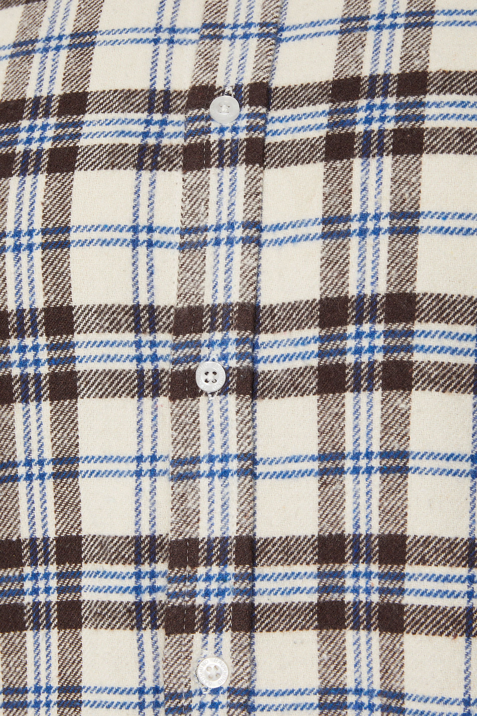 BadRhino Big & Tall Brown & Blue Brushed Checked Shirt | BadRhino 5