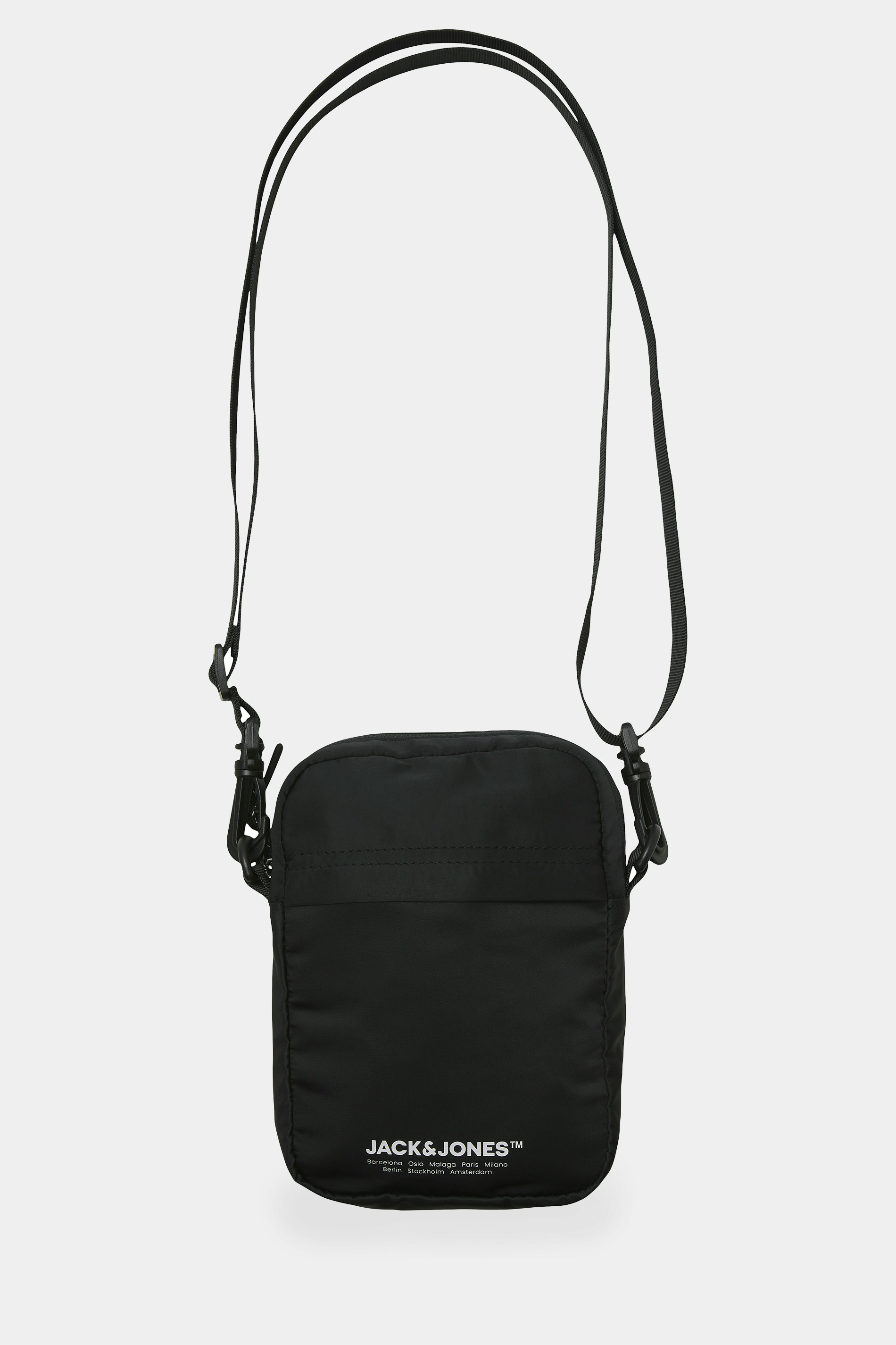JACK & JONES Big & Tall Black Slingbag | BadRhino 2
