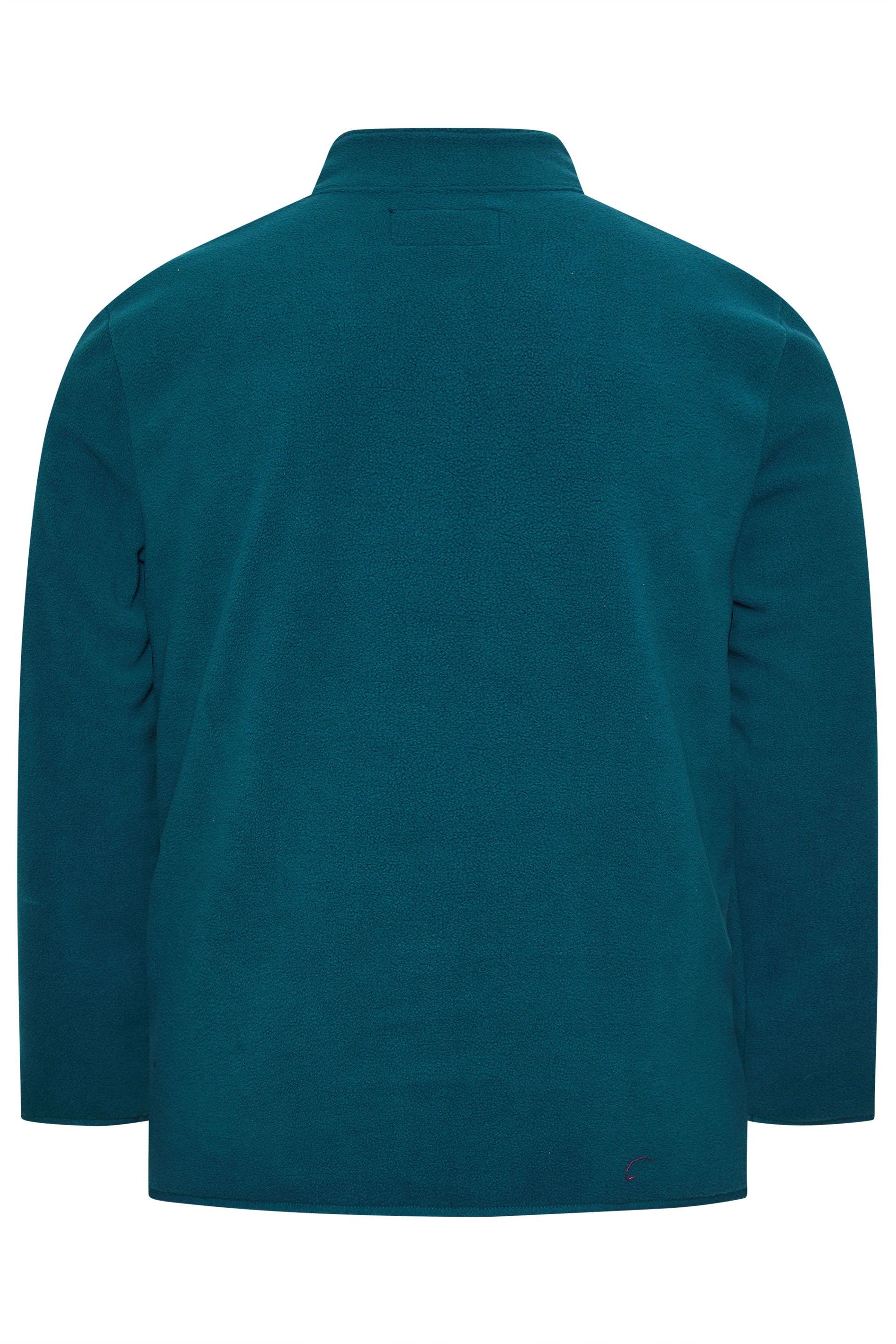 BadRhino Big & Tall Blue Essential Zip Through Fleece | BadRhino 5