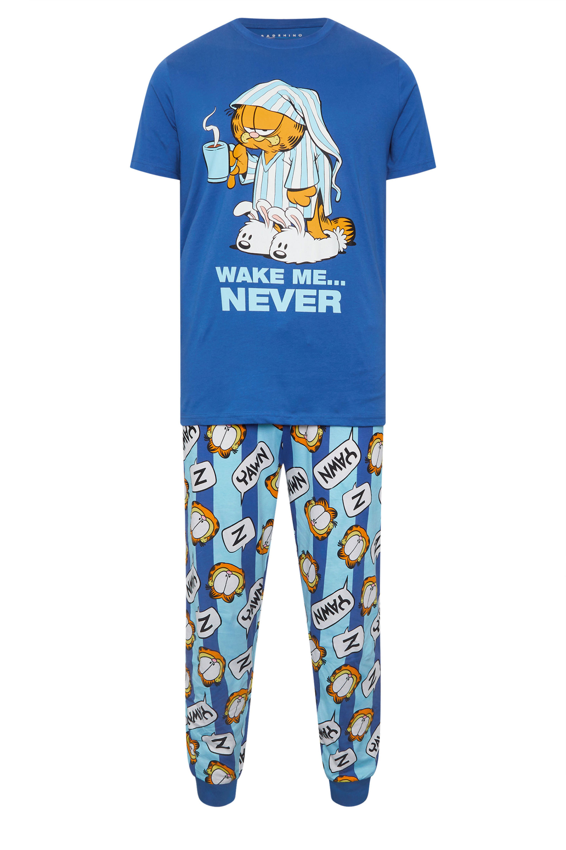 BadRhino Blue Garfield Pyjama Set | BadRhino 6