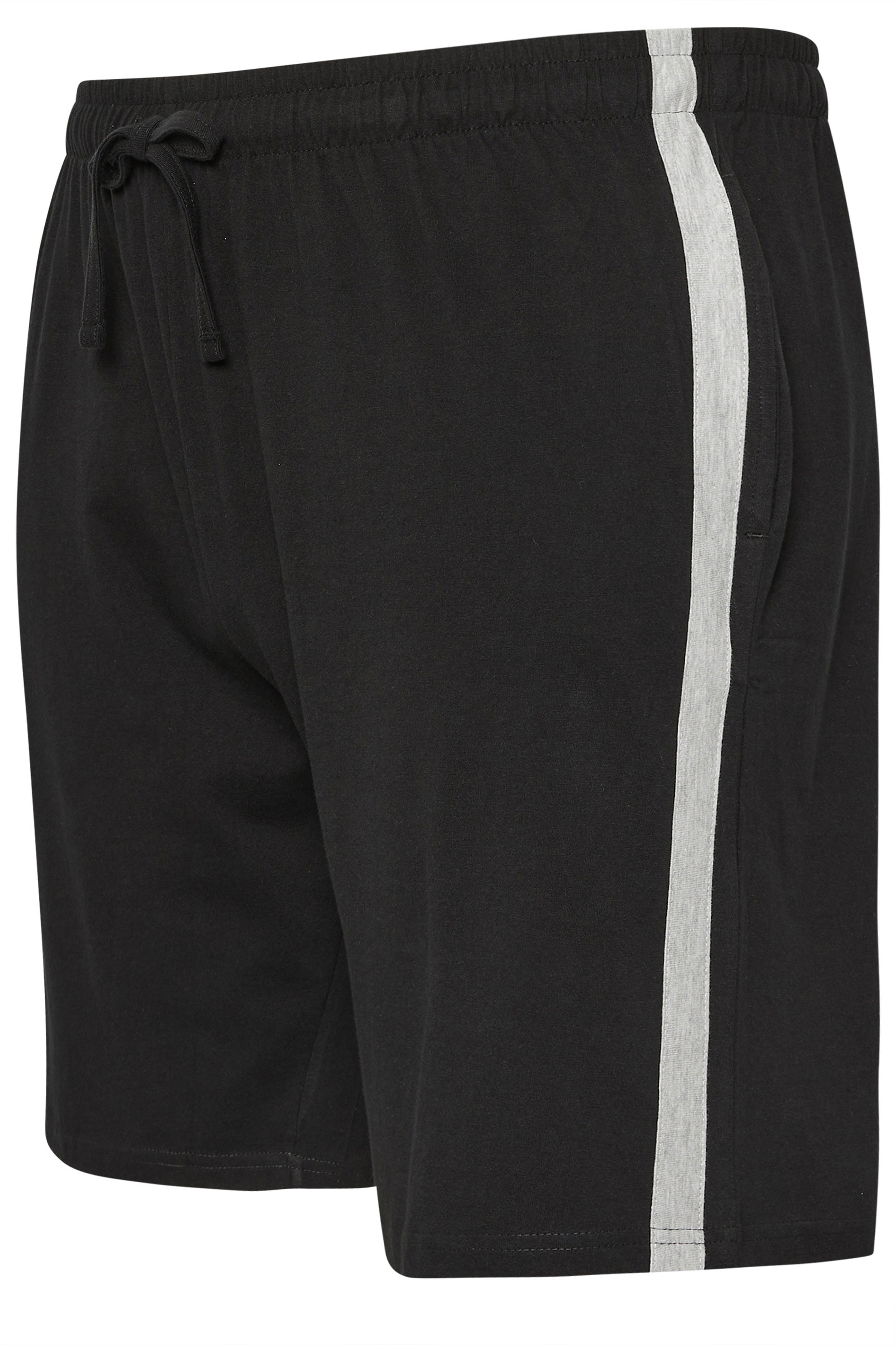 BadRhino Big & Tall Black Lightweight Lounge Shorts | BadRhino 7