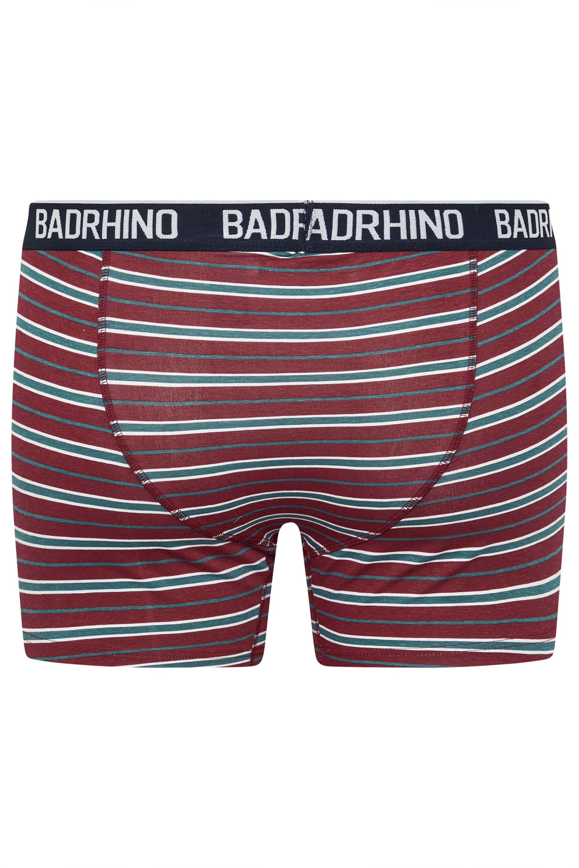BadRhino Big & Tall 3 PACK Navy Blue Stripe & Spot Boxers | BadRhino 6